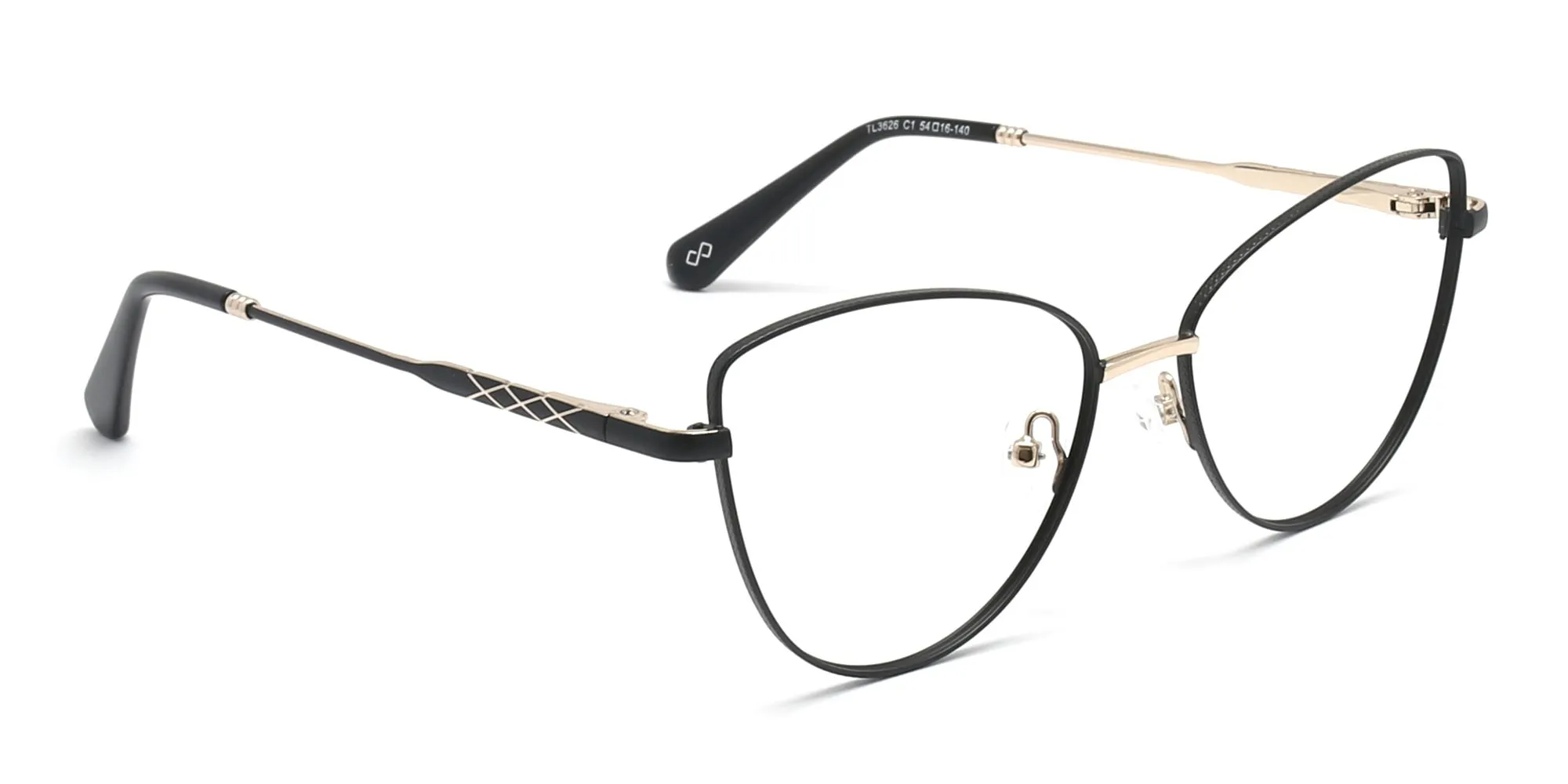 Black Cat Eye Glasses-2
