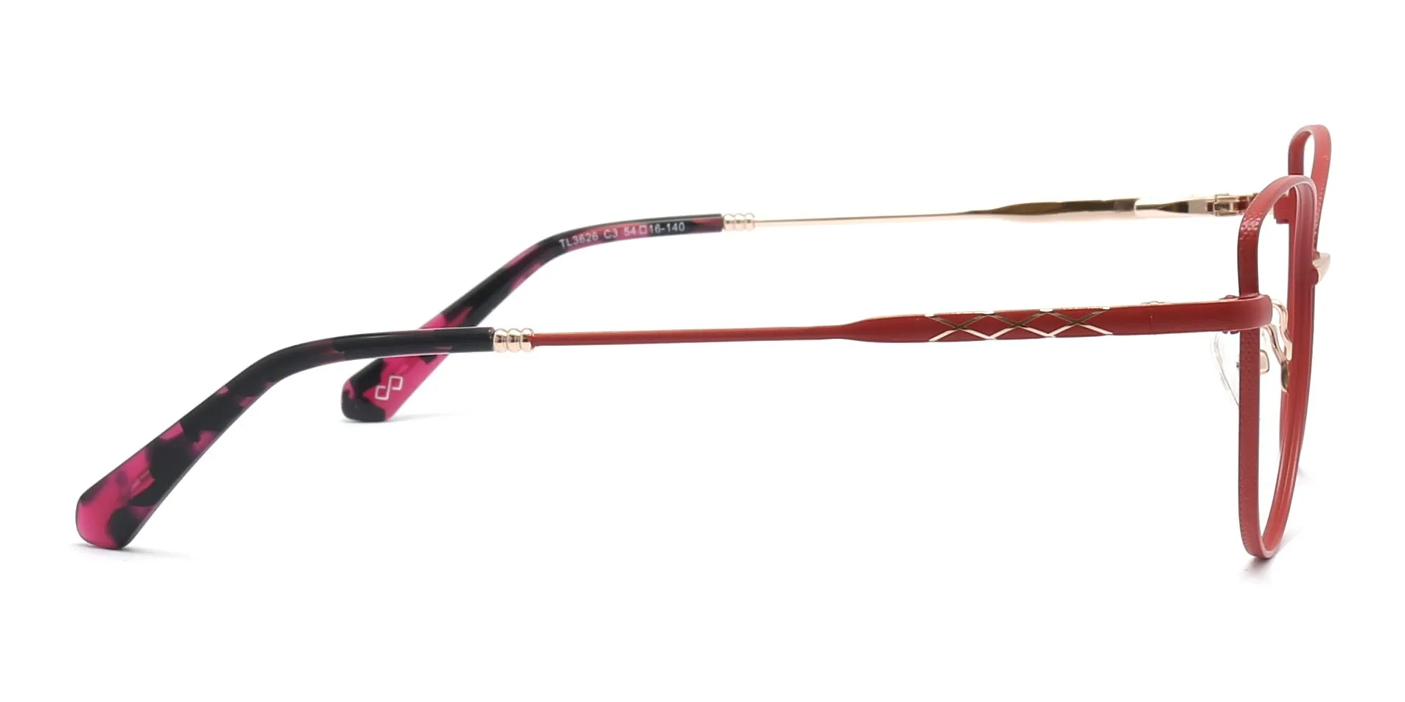 red cat eye glasses-2