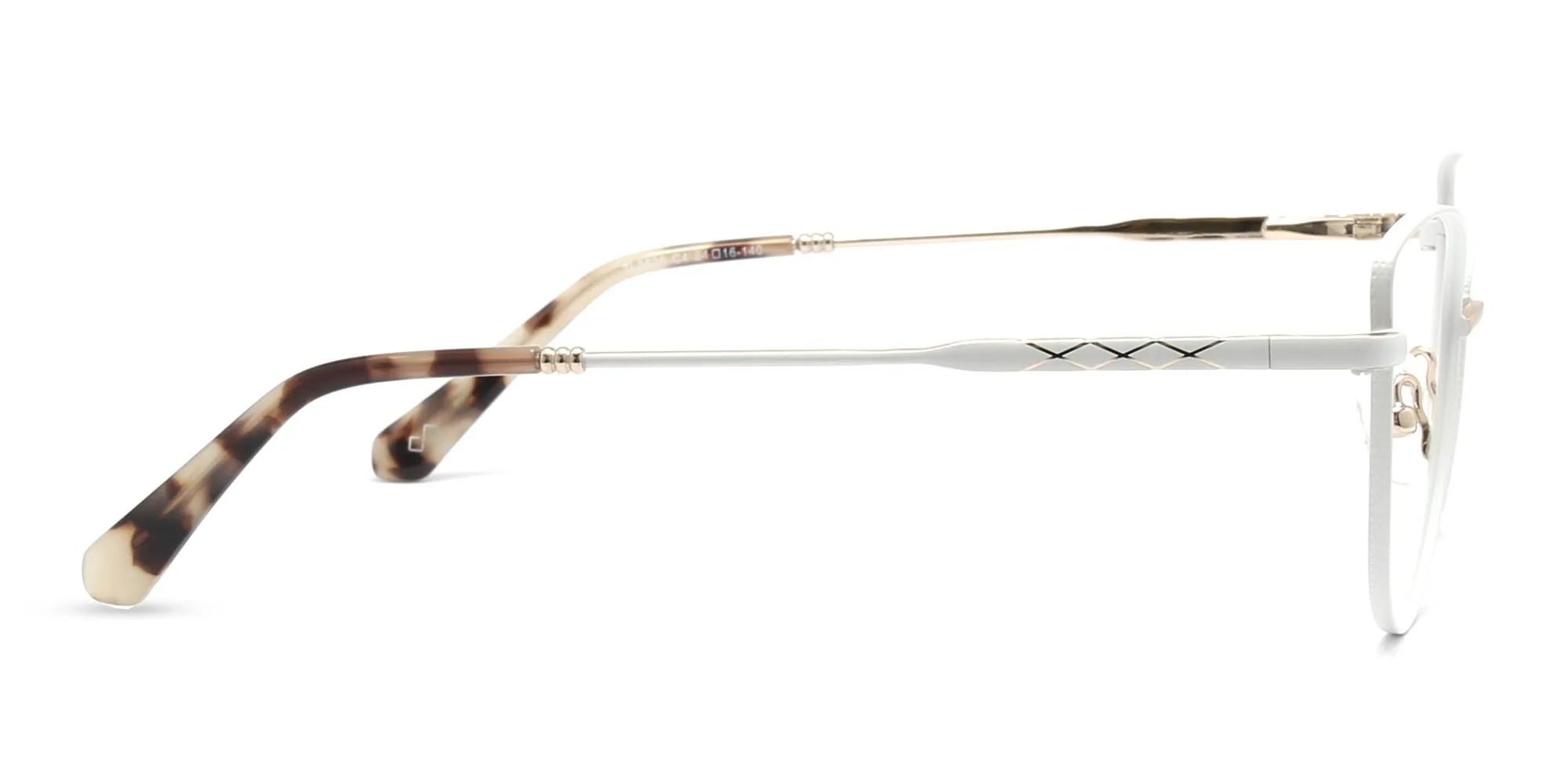 White Cat Eye Glasses-2