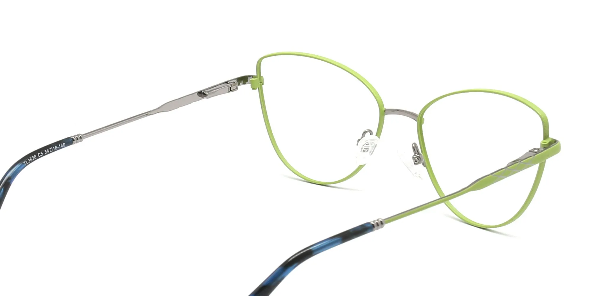 Dalton Cat Eye Dark Green Glasses-2