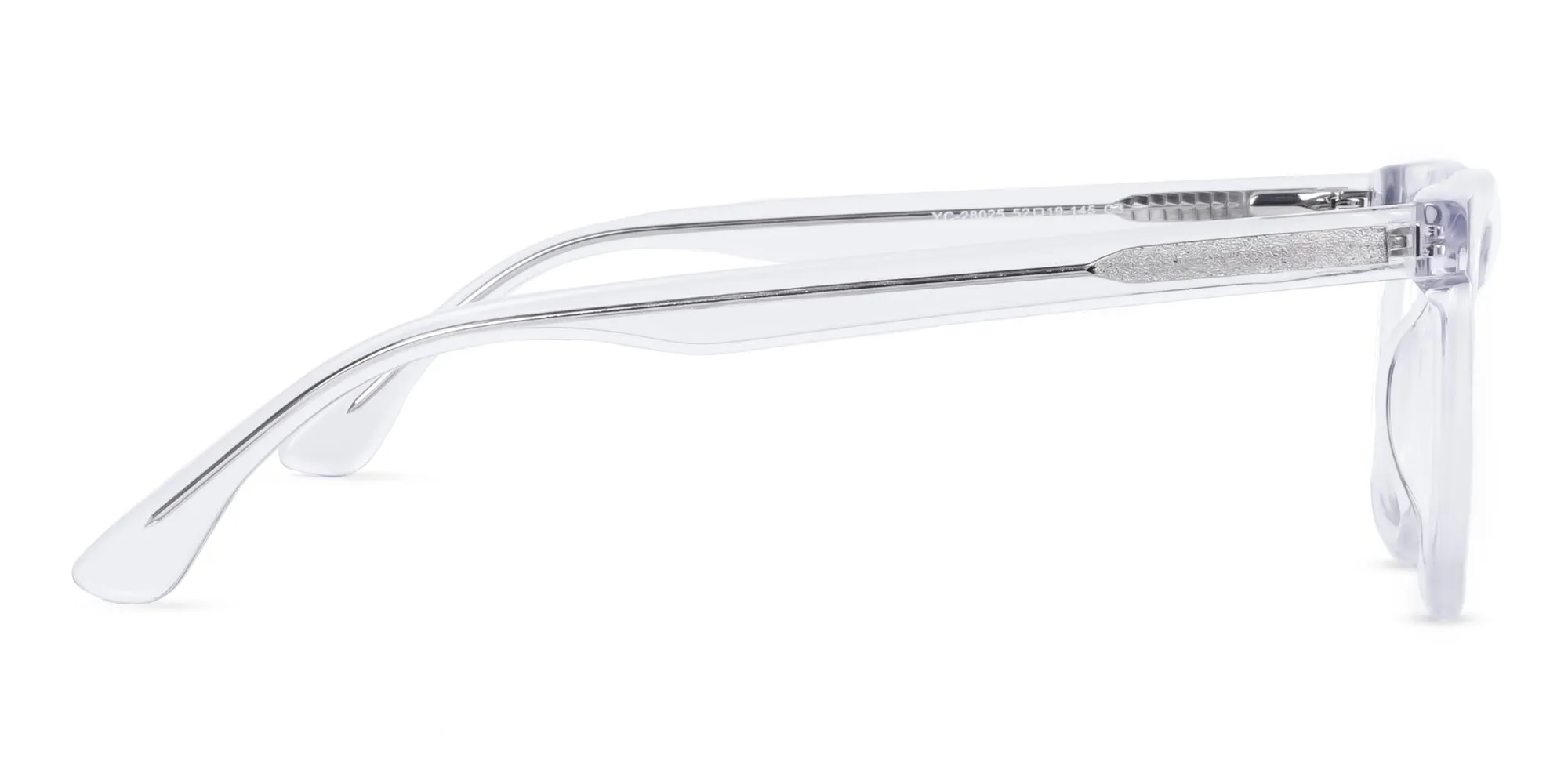 Crystal Clear Chunky Square Glasses-2