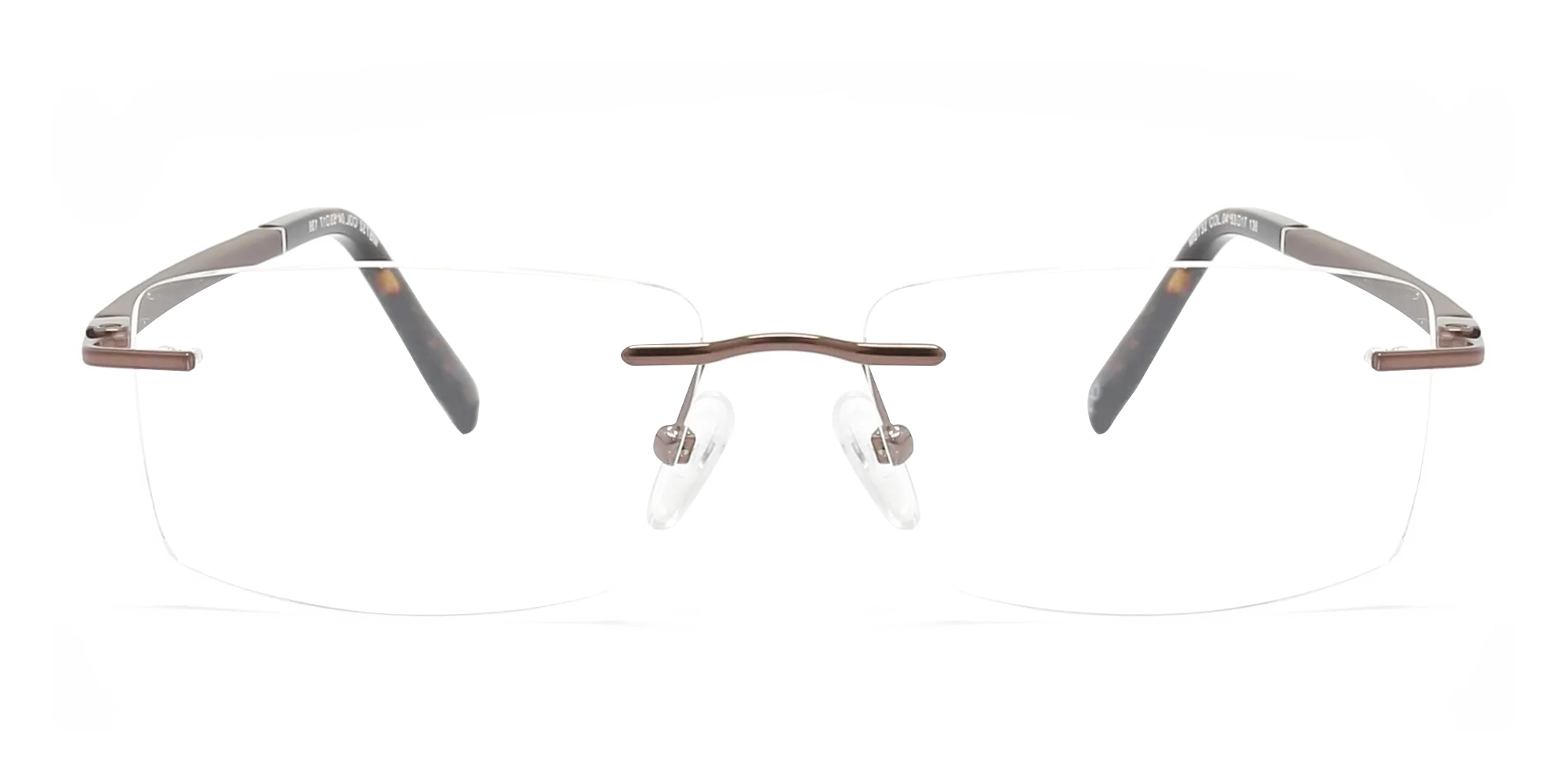 T732R/4 - Look extraordinary in simple rimless.