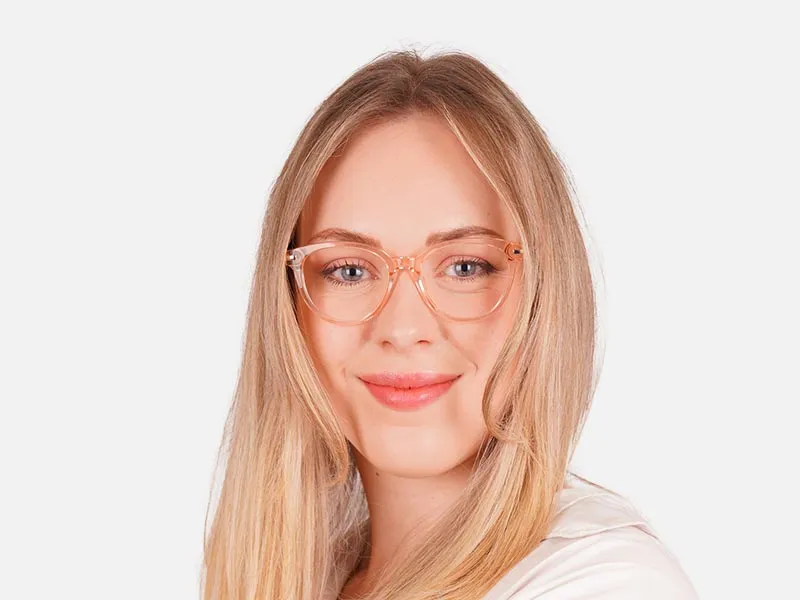 Orange Frame Glasses-2