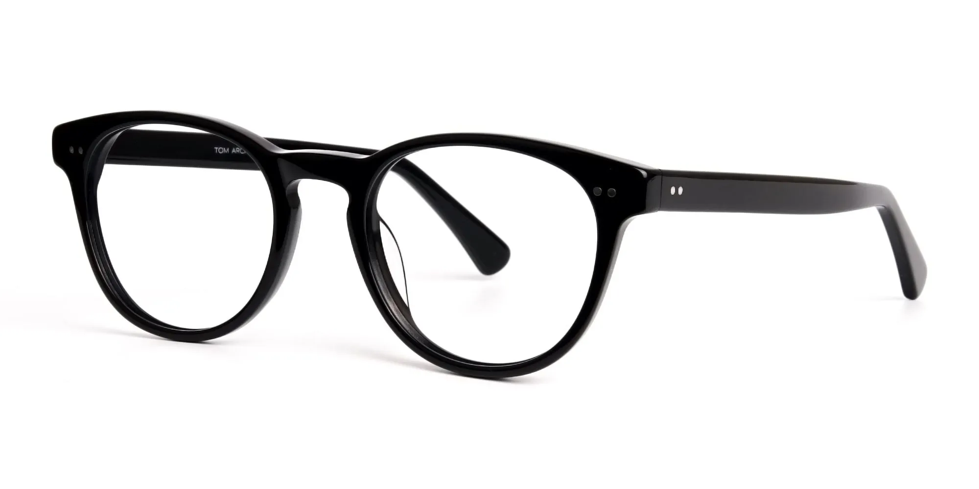 designer trendy black full-rim round glasses frames-2