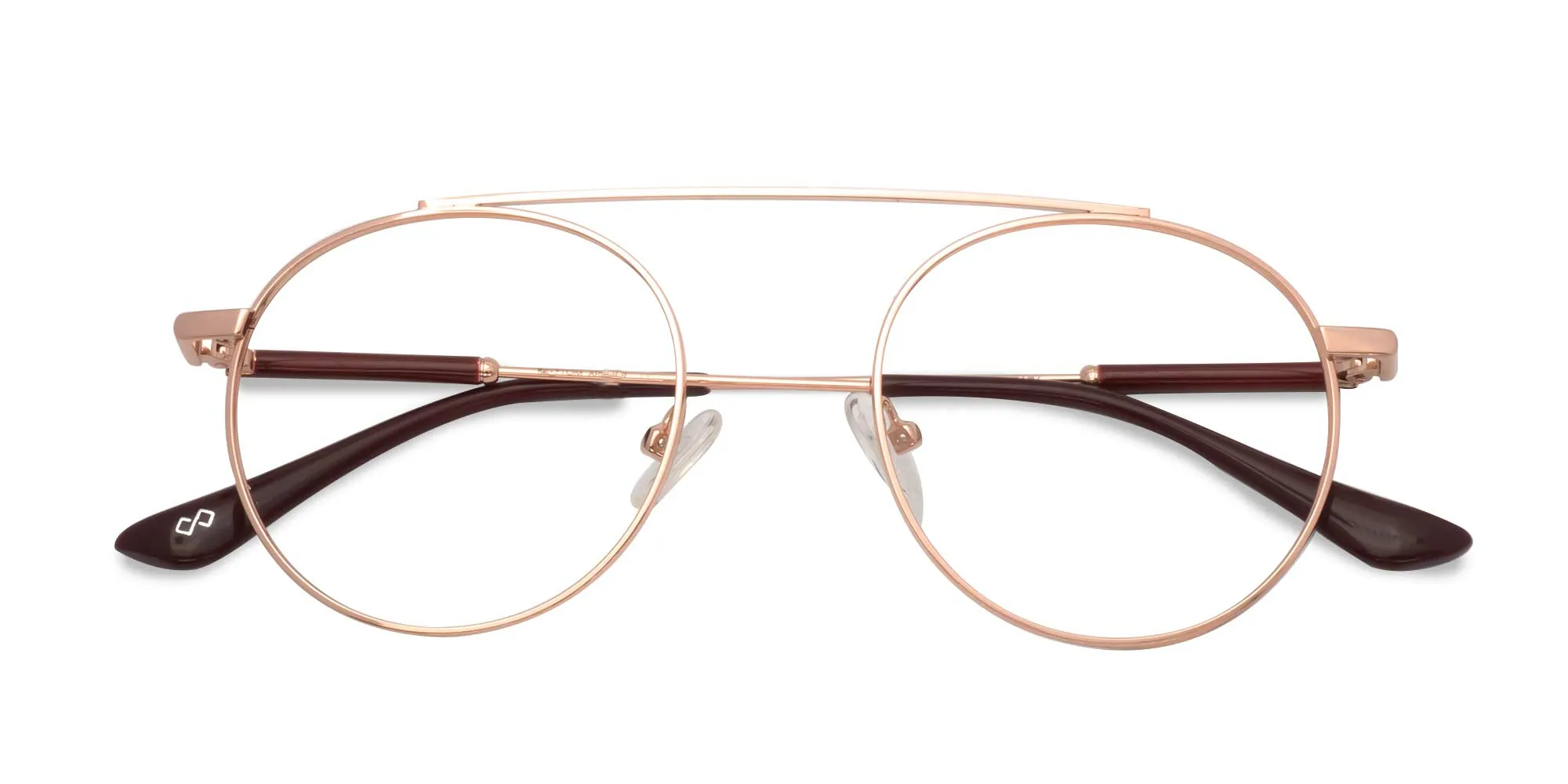 Single Bridge Round Glasses-2