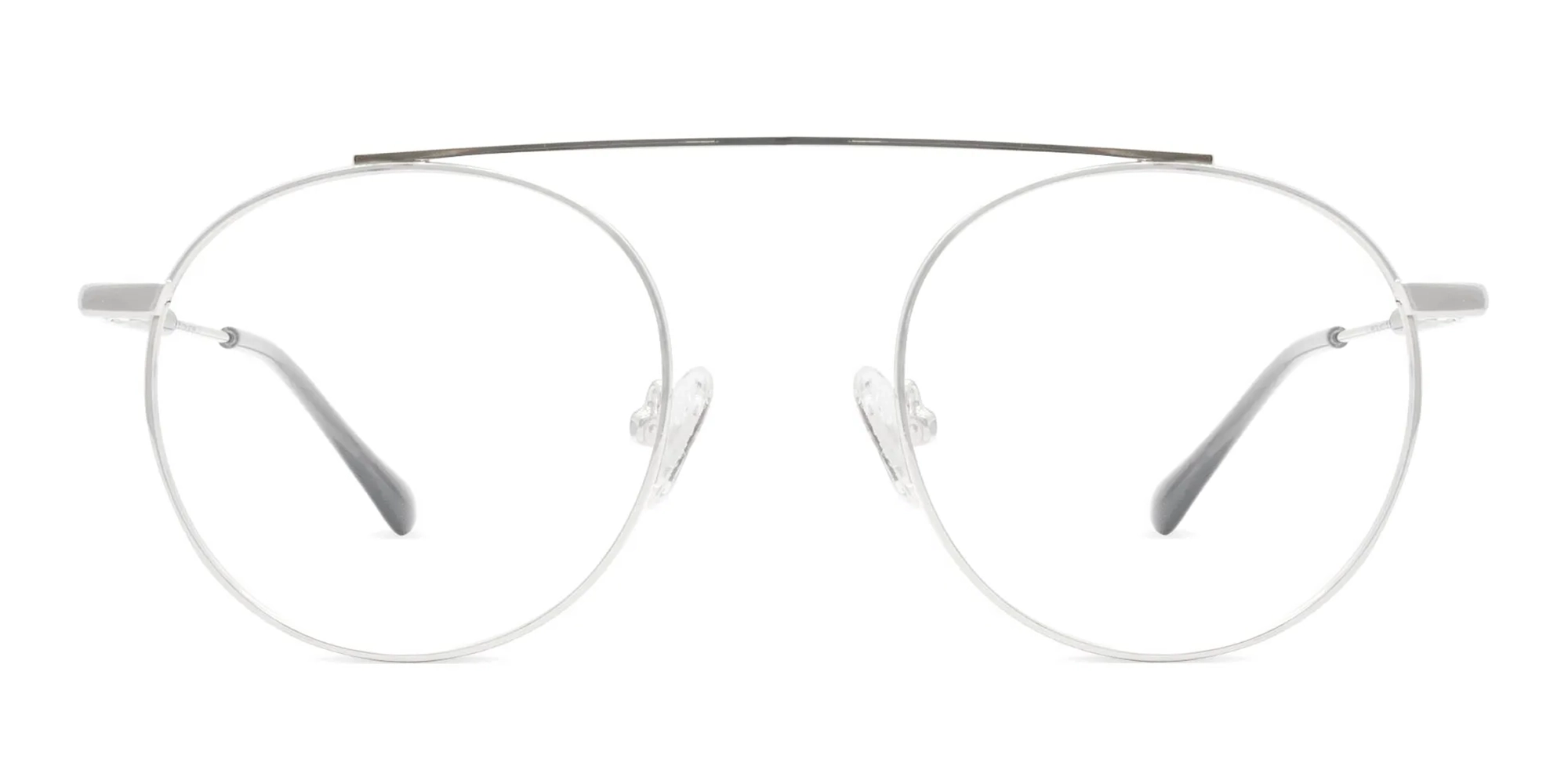 Silver Round Frame Single Bridge-2