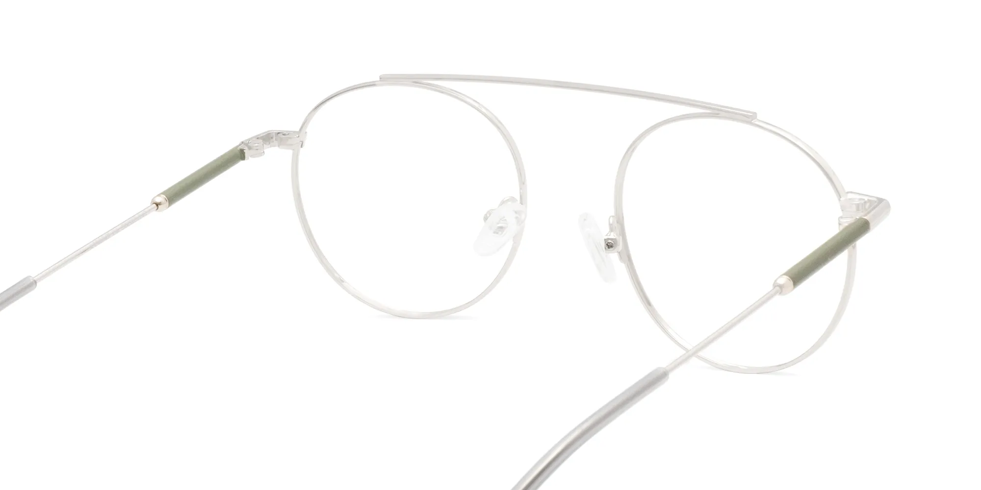 Silver Round Frame Single Bridge-2