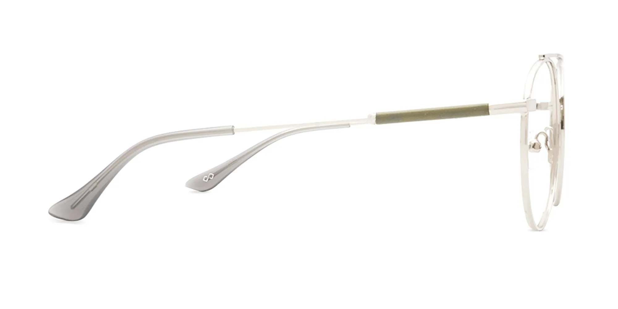 Silver Round Frame Single Bridge-2