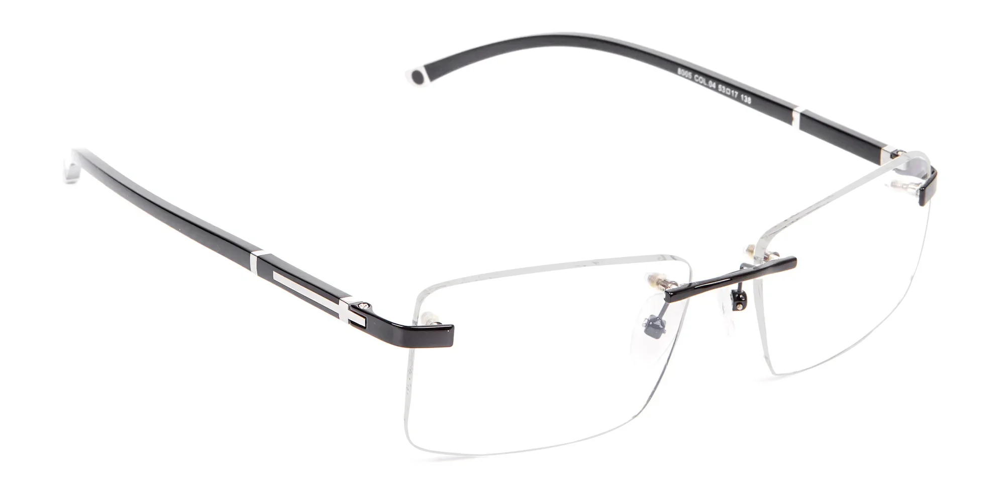 Frameless Glasses Black & Silver, Glasses UK-2