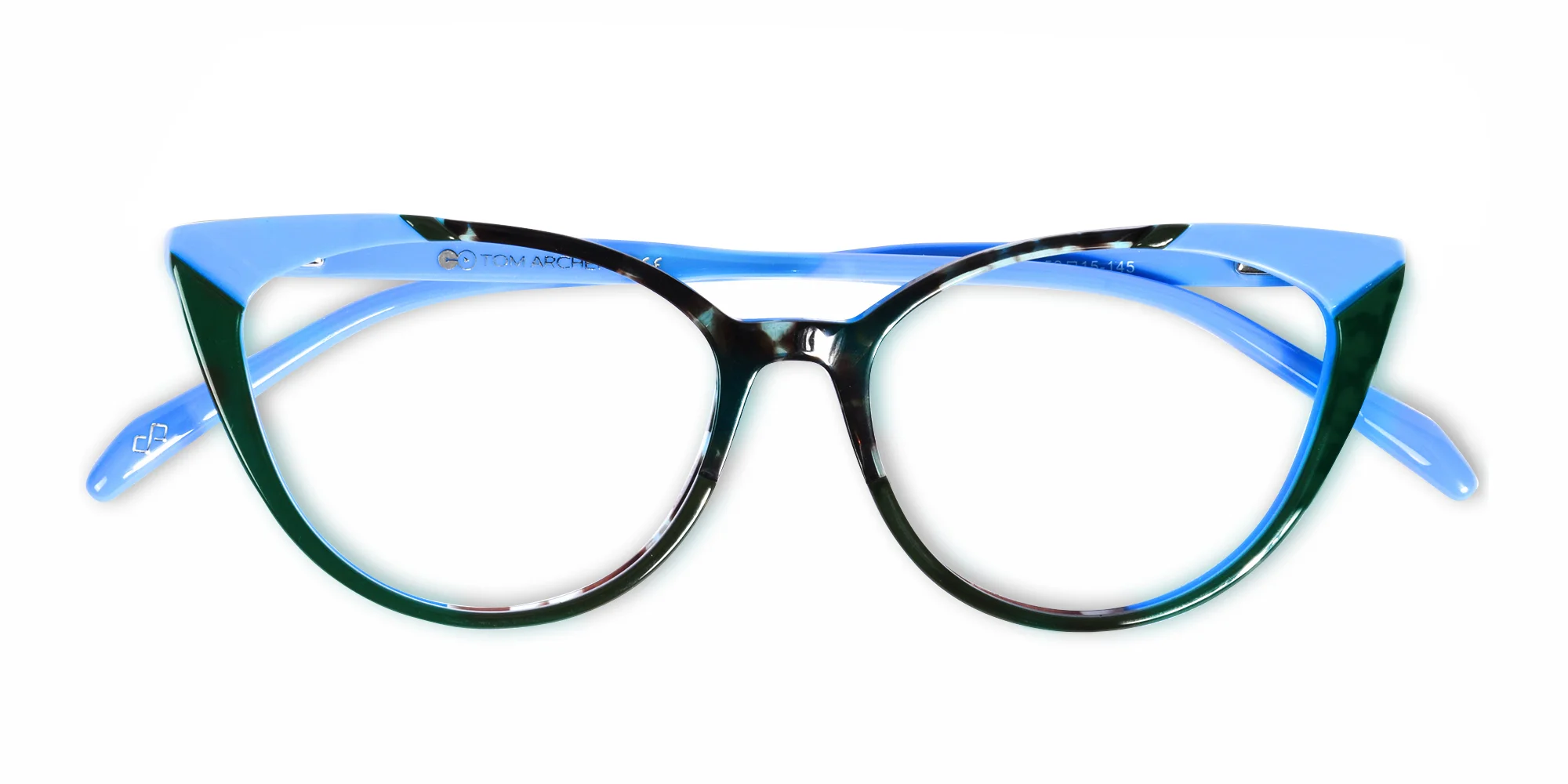 Green Cat Eye Glasses-6