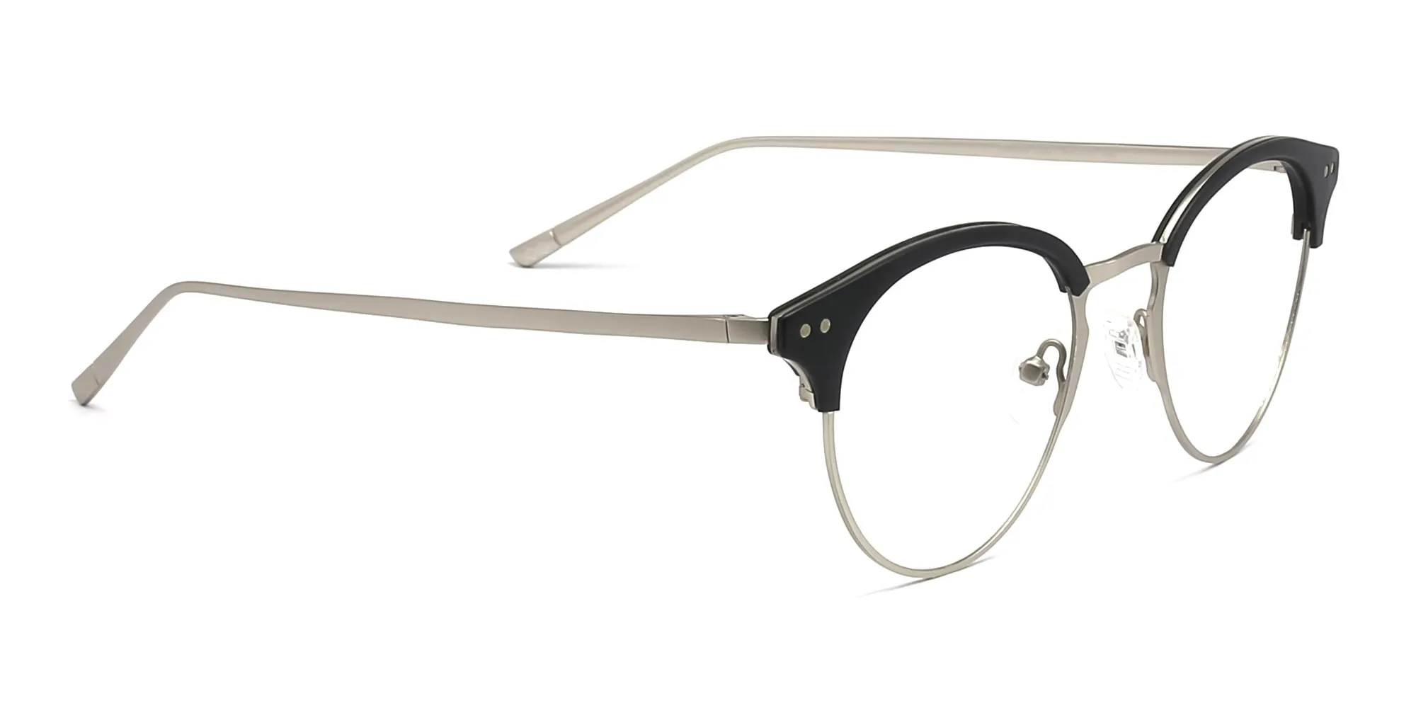 Round Horn Rimmed Glasses-2