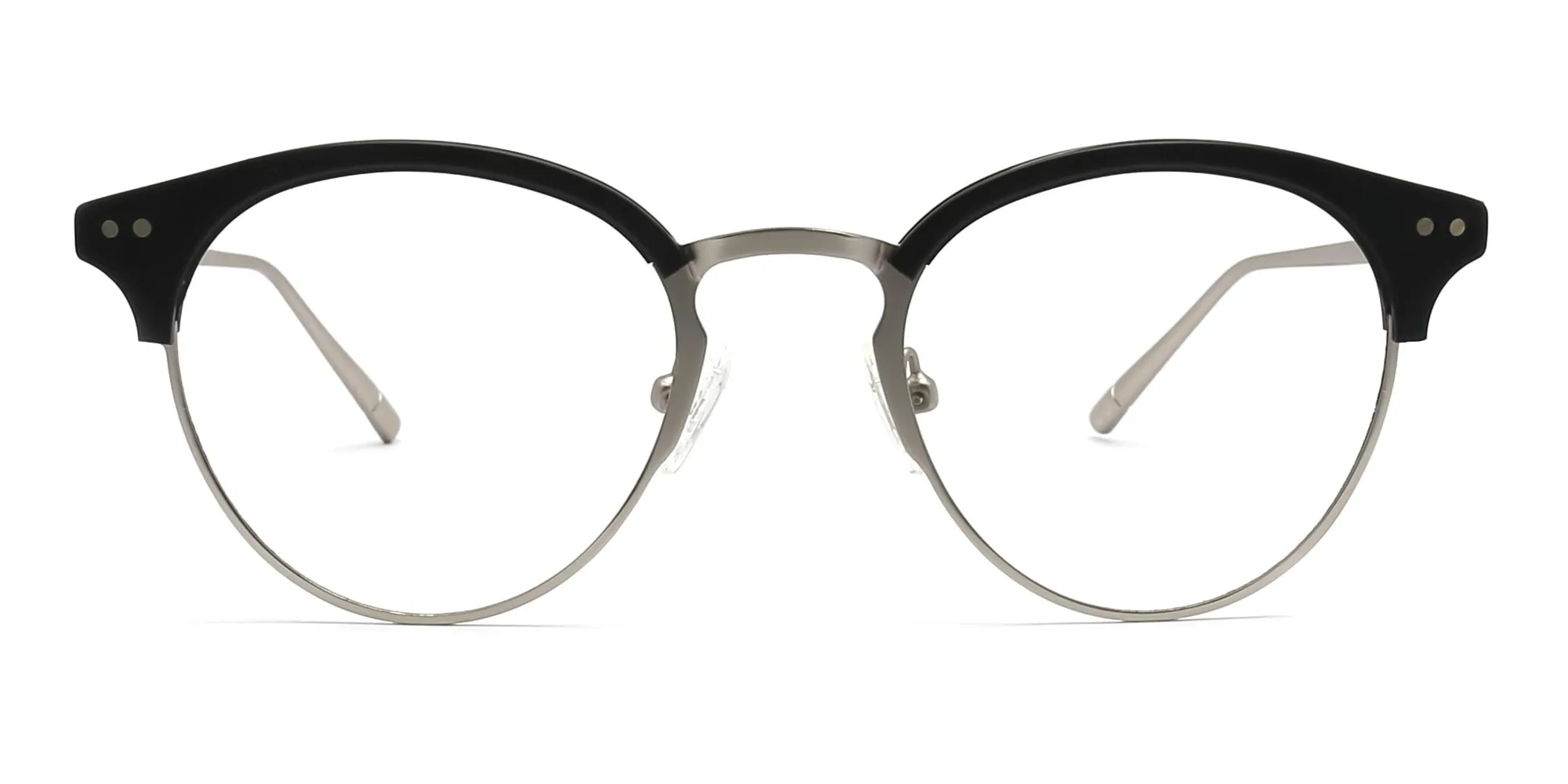 Round Horn Rimmed Glasses-2