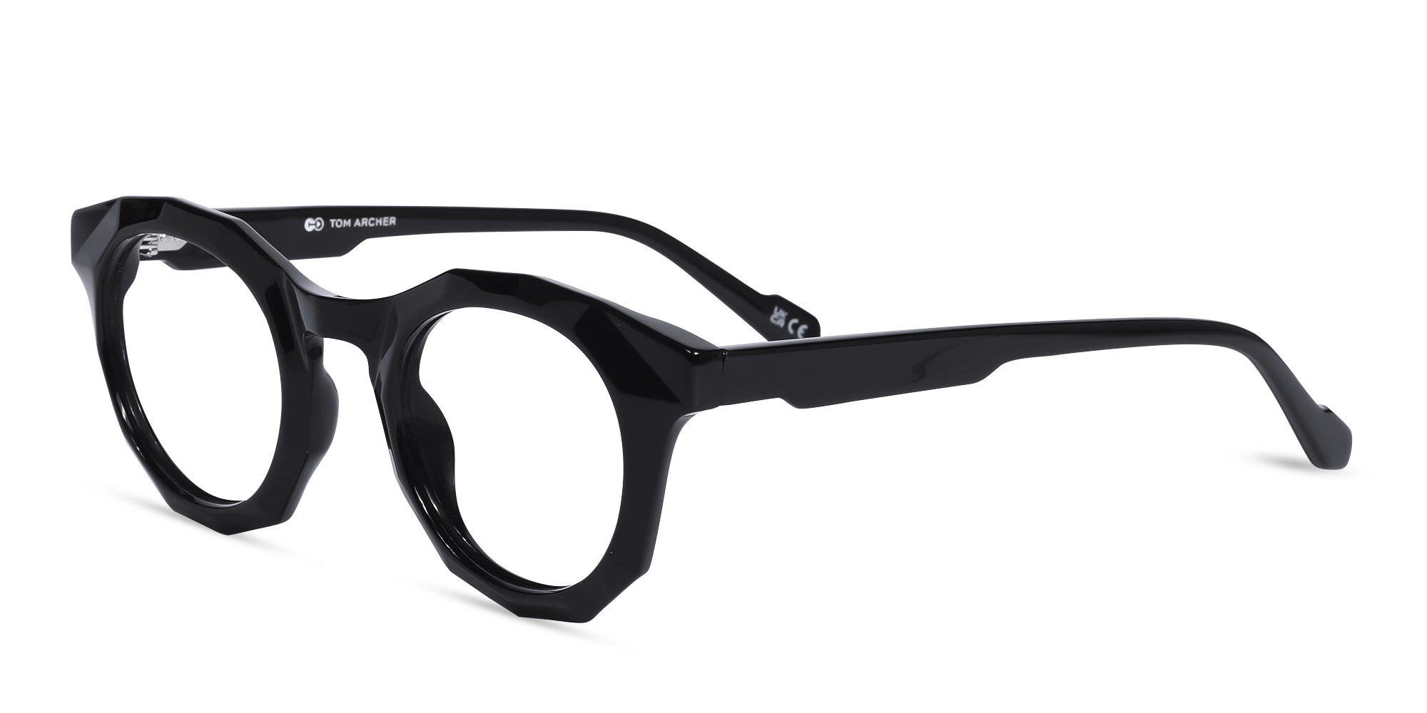 Black Keyhole Glasses 2