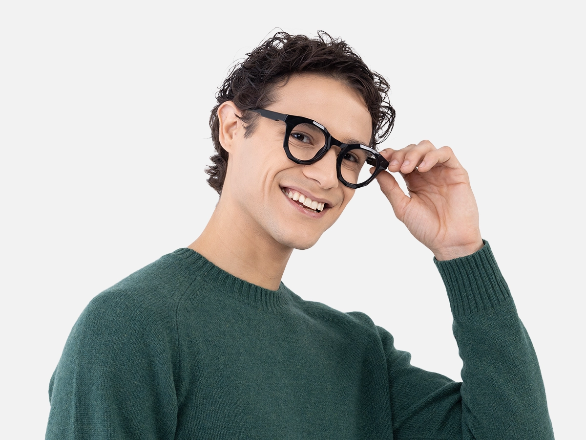 Black Keyhole Glasses 43