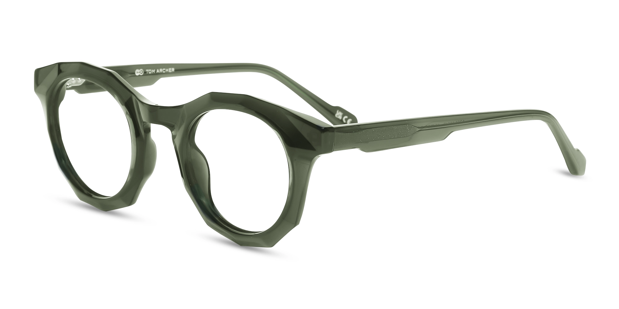 Dark Green Eyeglasses 3