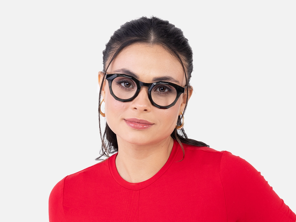 Dark Green Eyeglasses 51