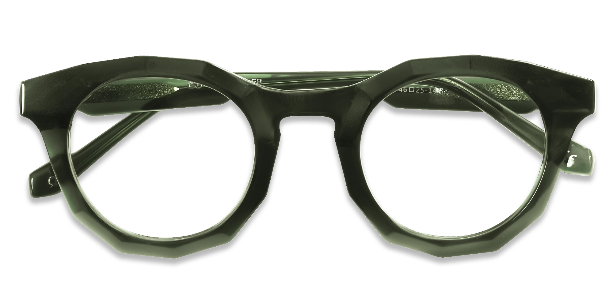 Dark Green Eyeglasses 6