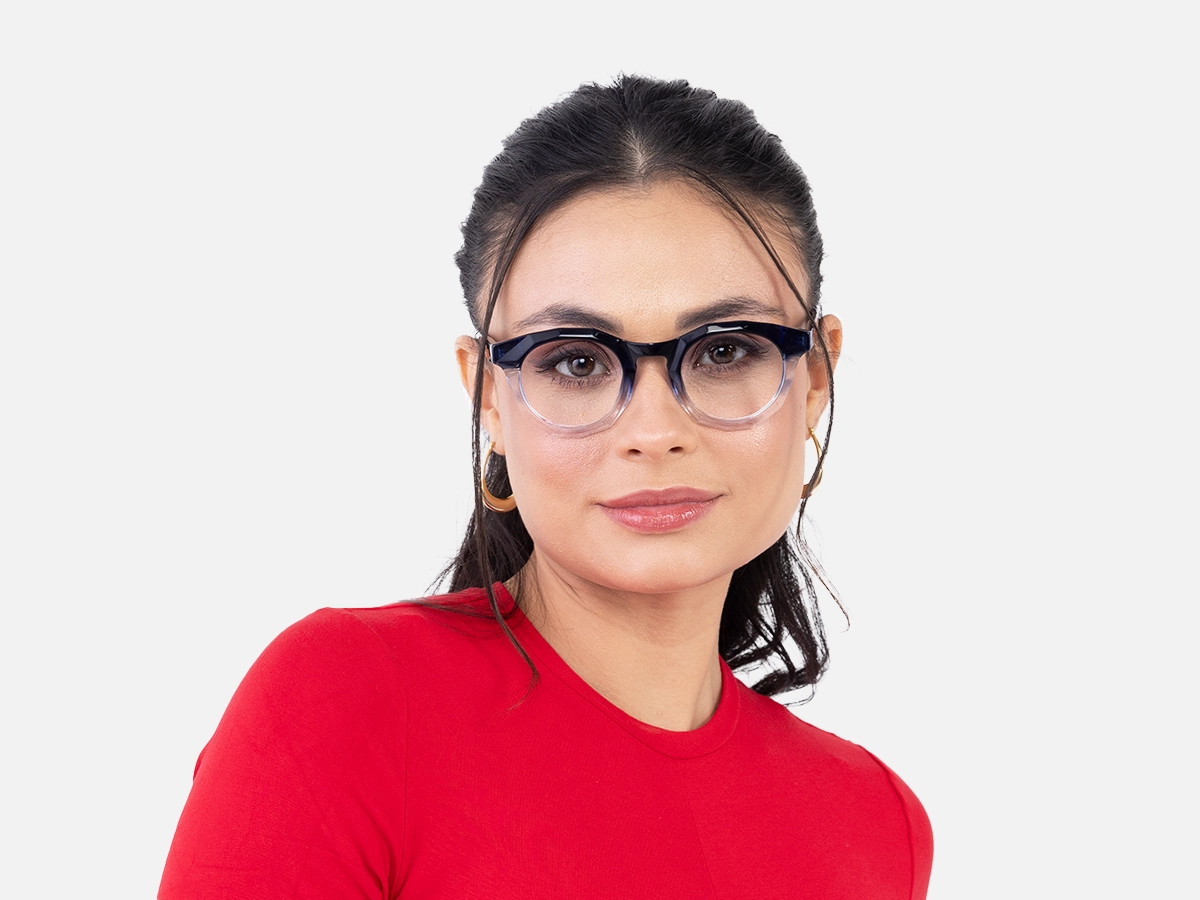 Clear Blue Glasses 51