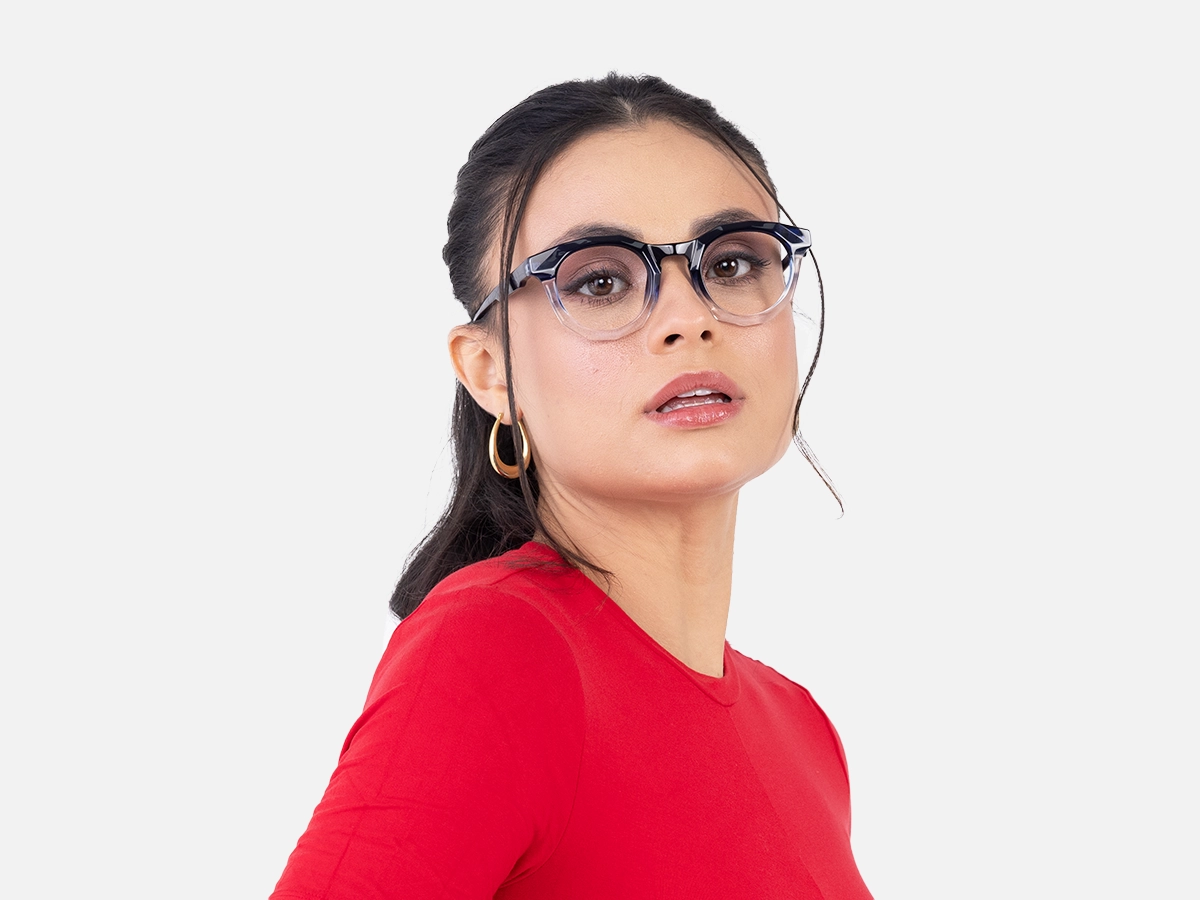 Clear Blue Glasses 53