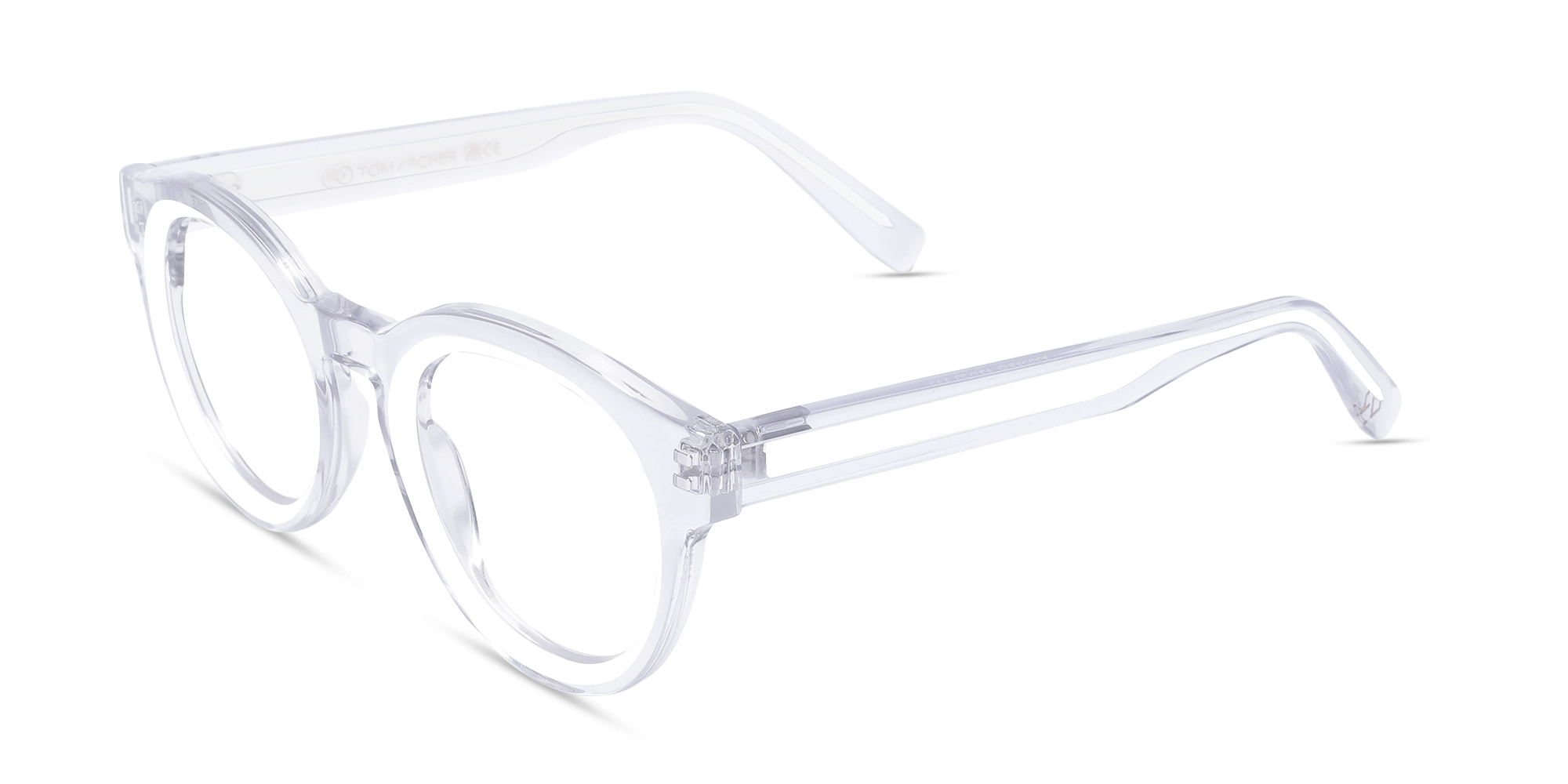 Clear Oval Glasses 3