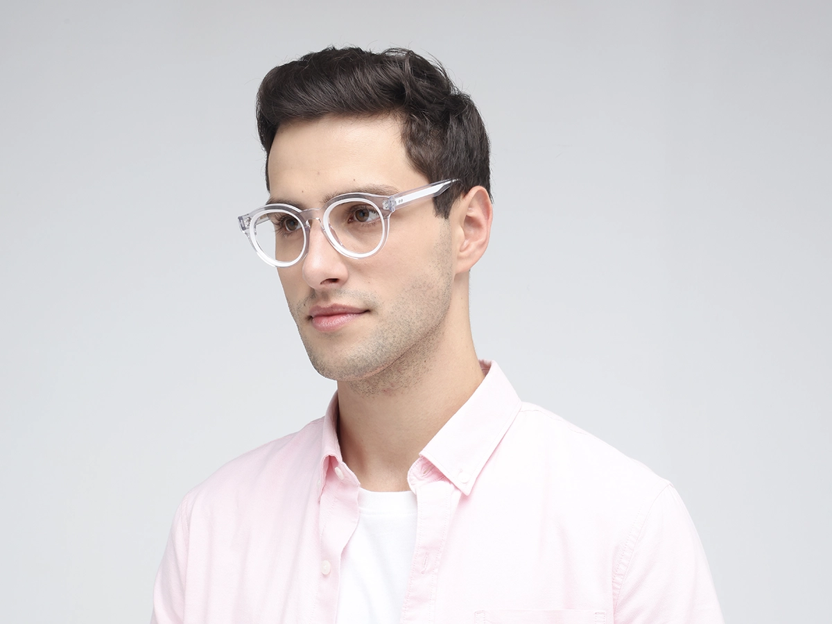 Clear Oval Glasses 42