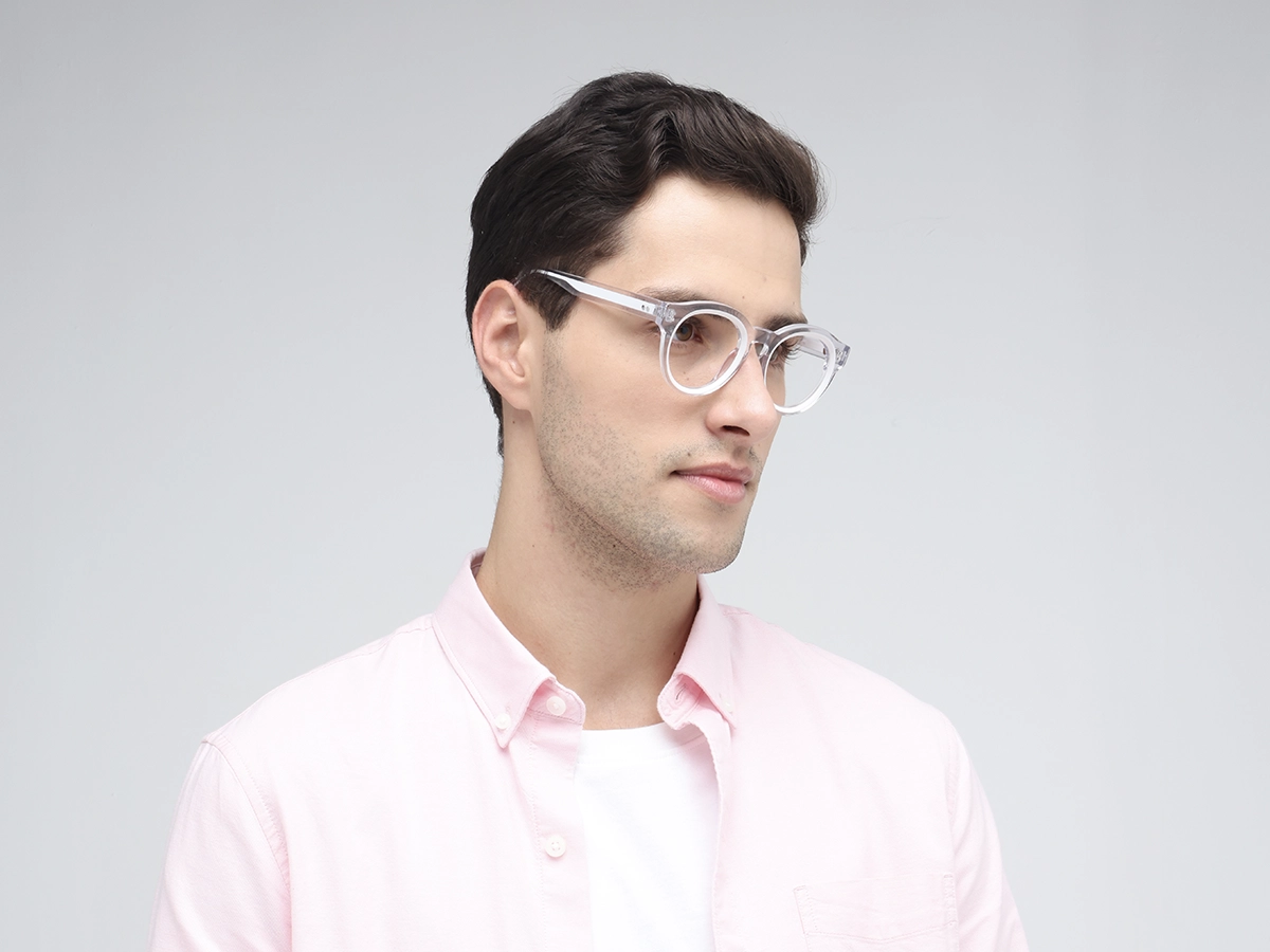 Clear Oval Glasses 43
