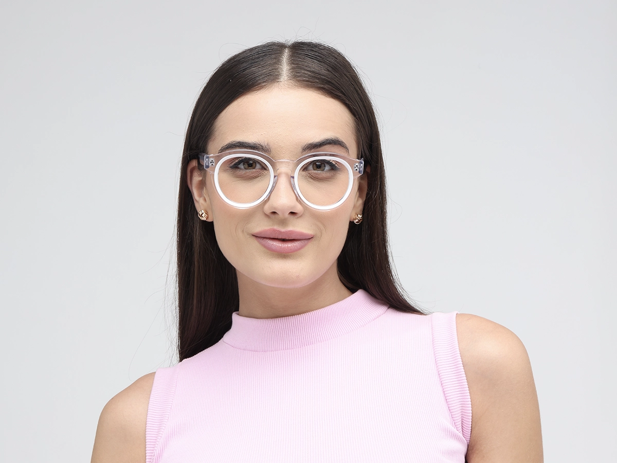 Clear Oval Glasses 51