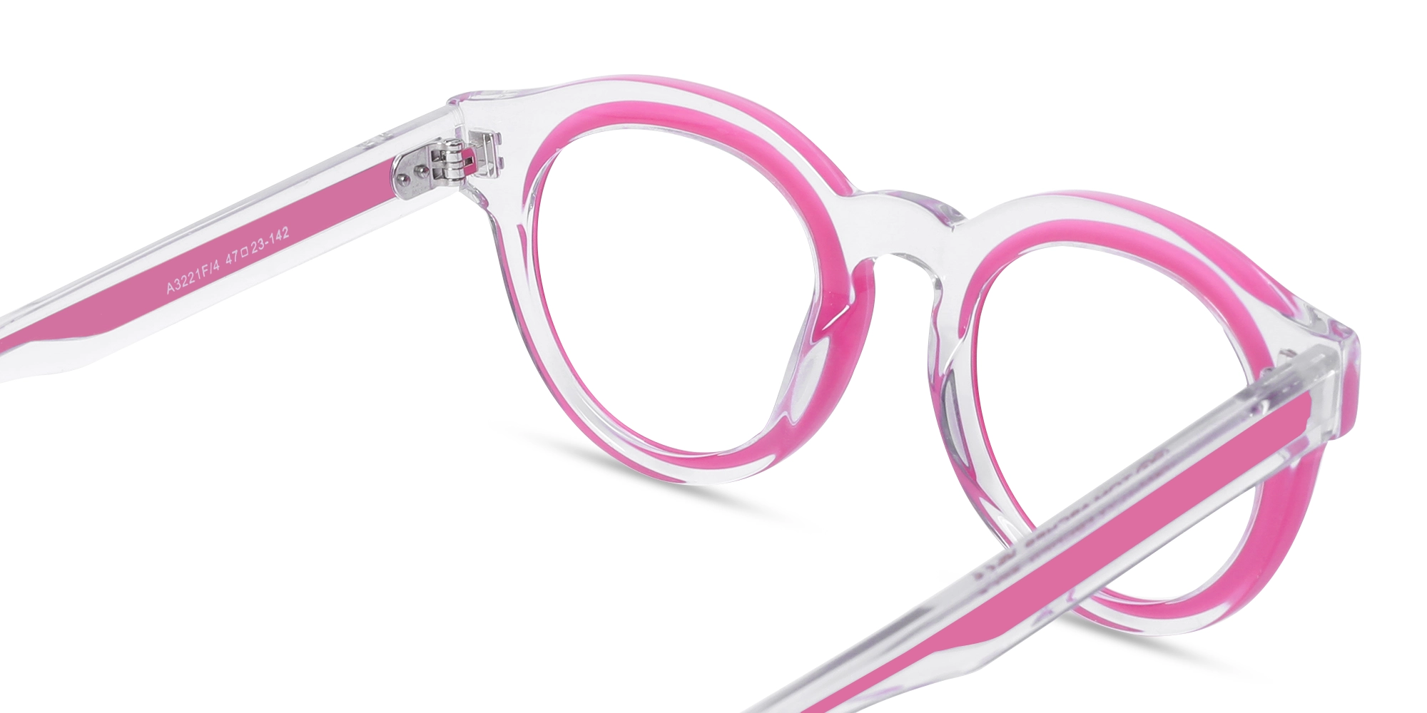 Pink Oval Glasses 4