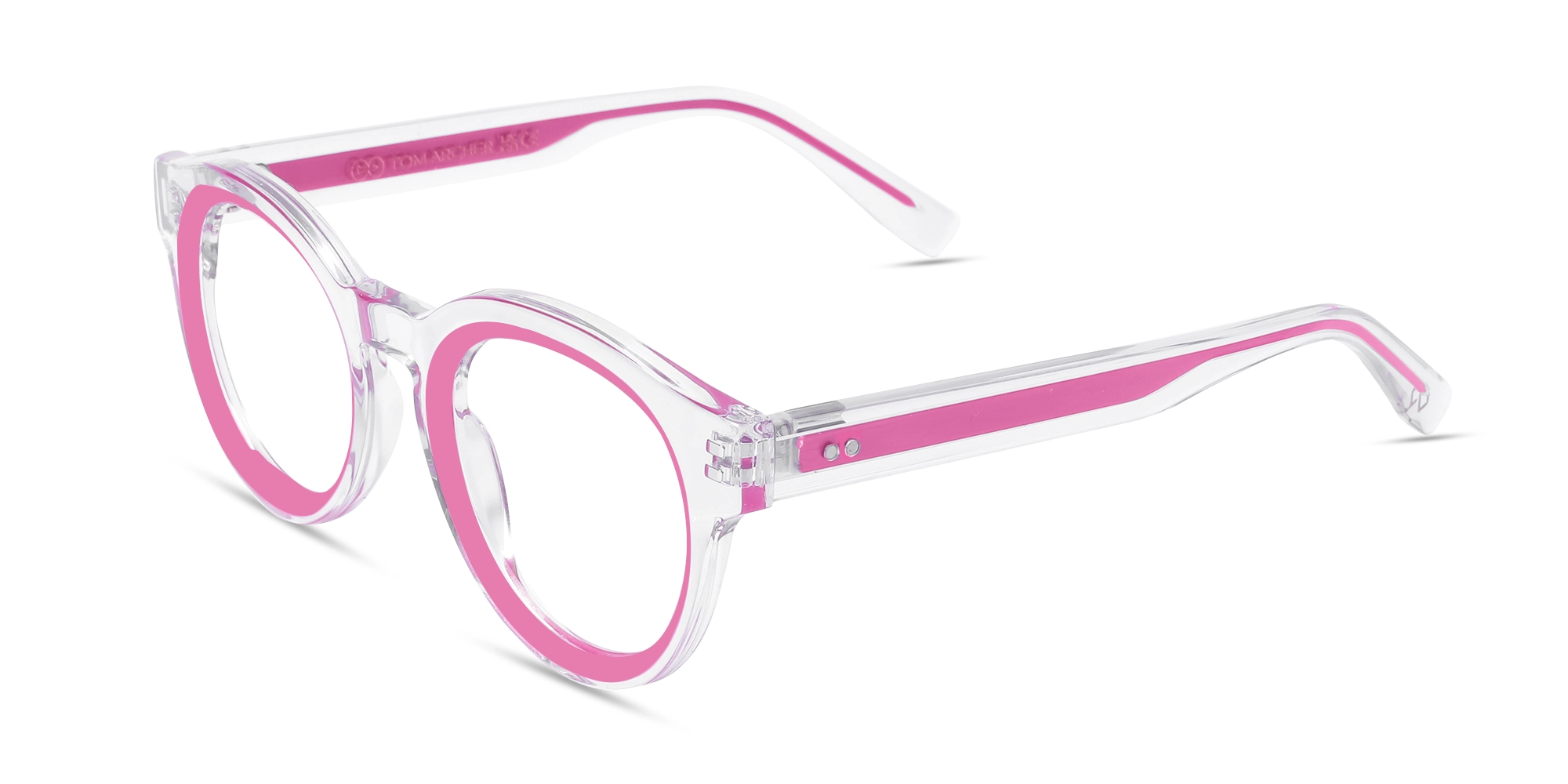 Pink Oval Glasses 2