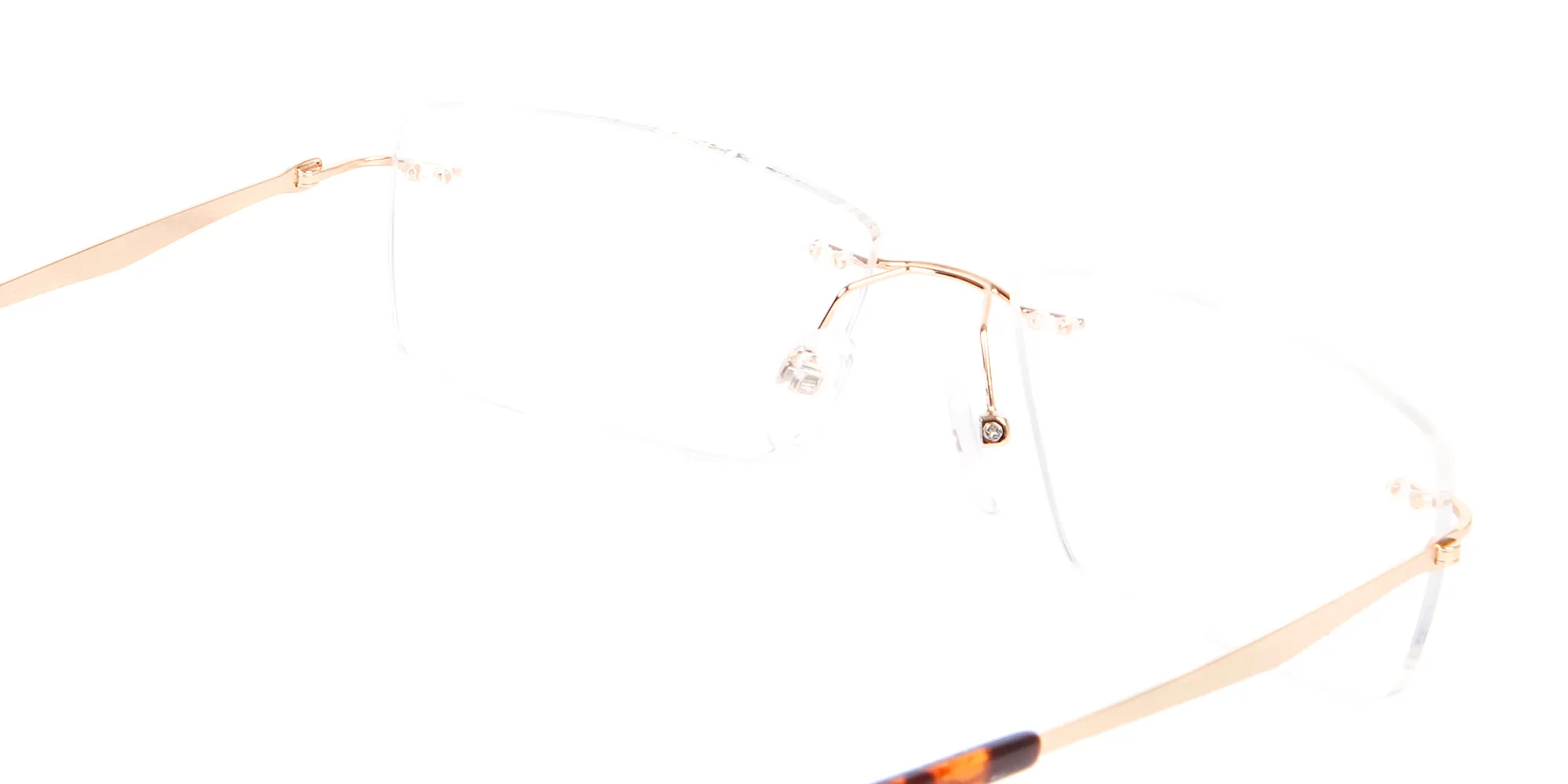 Gold Rimless Glasses Men & Women-2