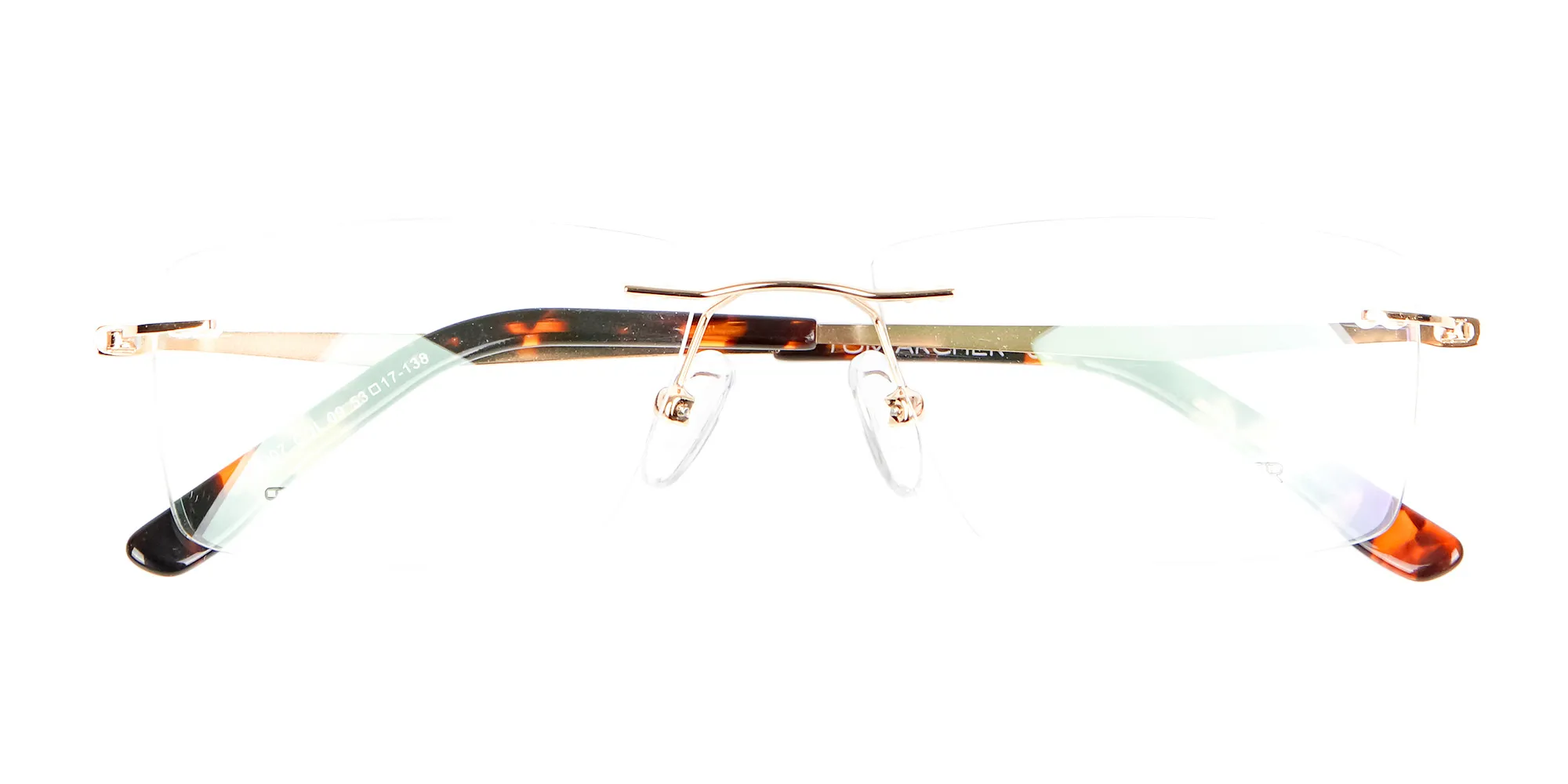 Gold Rimless Glasses Men & Women-2