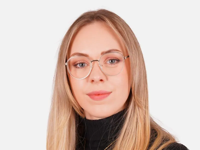Clear And Gold Glasses-2