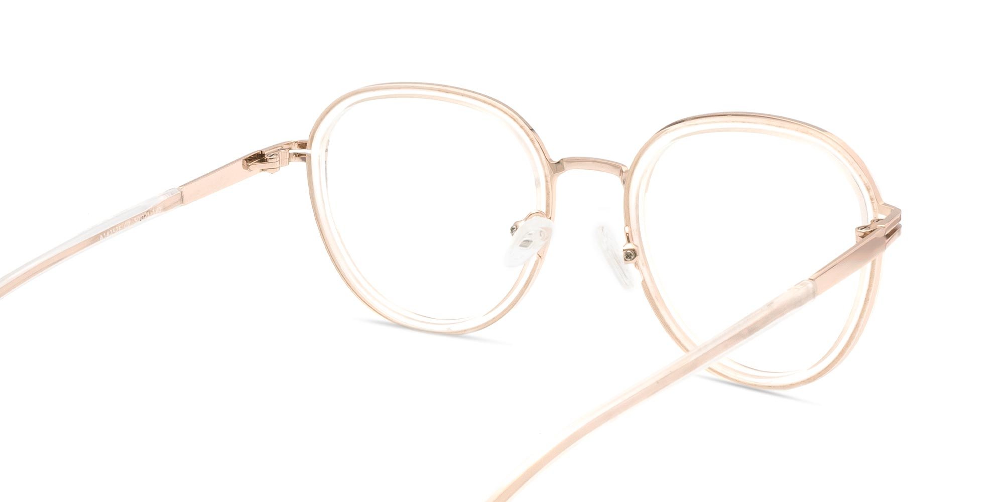 Clear And Gold Glasses-5