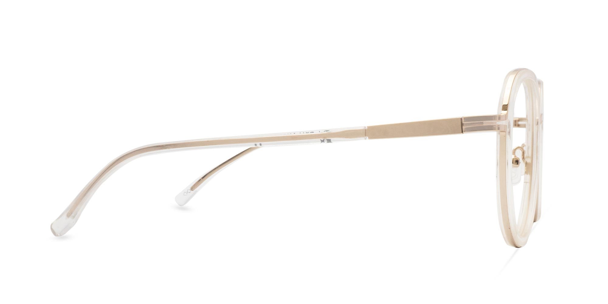 Clear And Gold Glasses-4