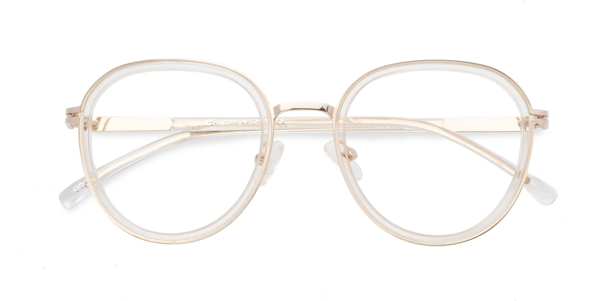 Clear And Gold Glasses-6