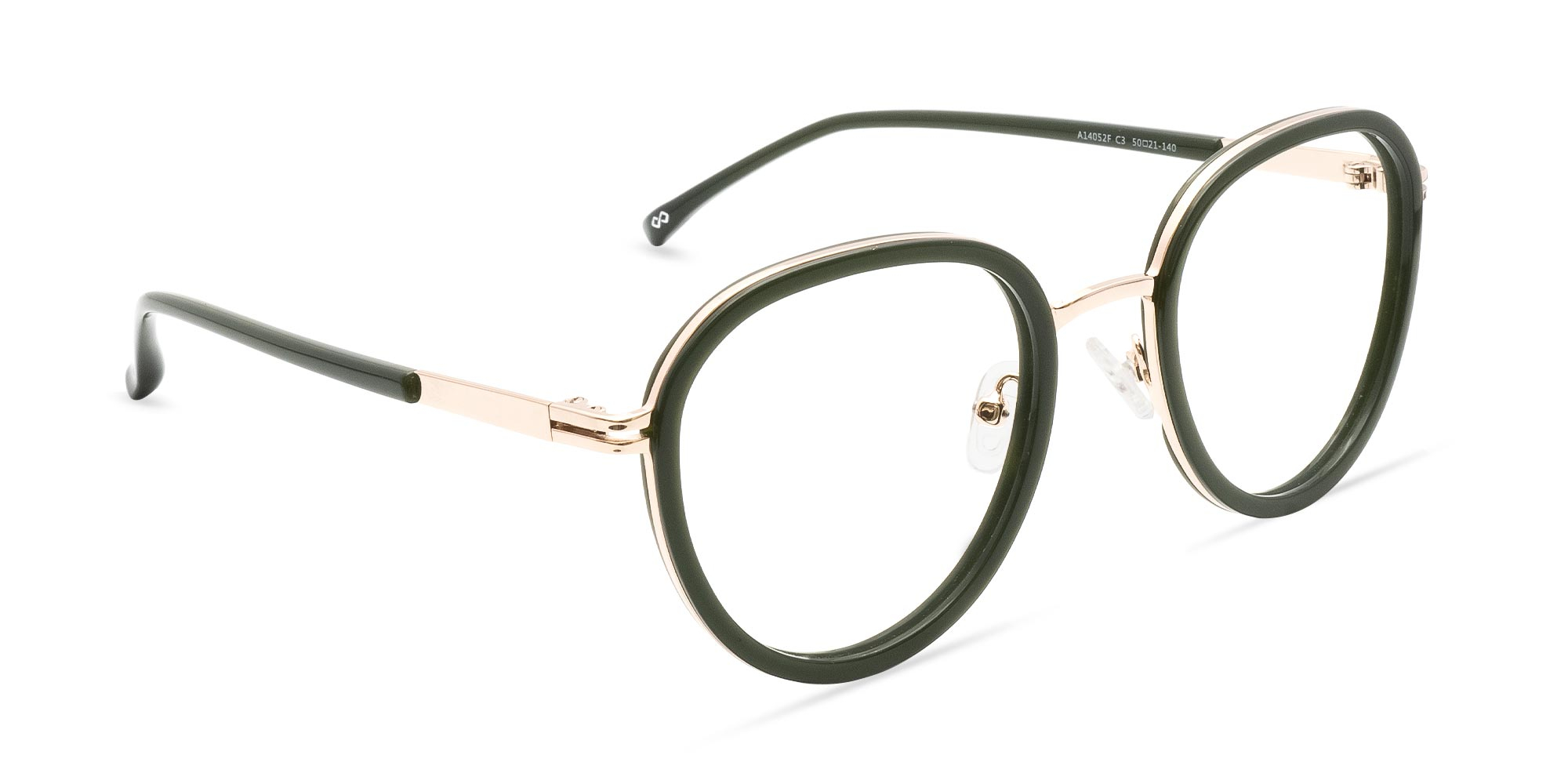 Green Round Glasses-2