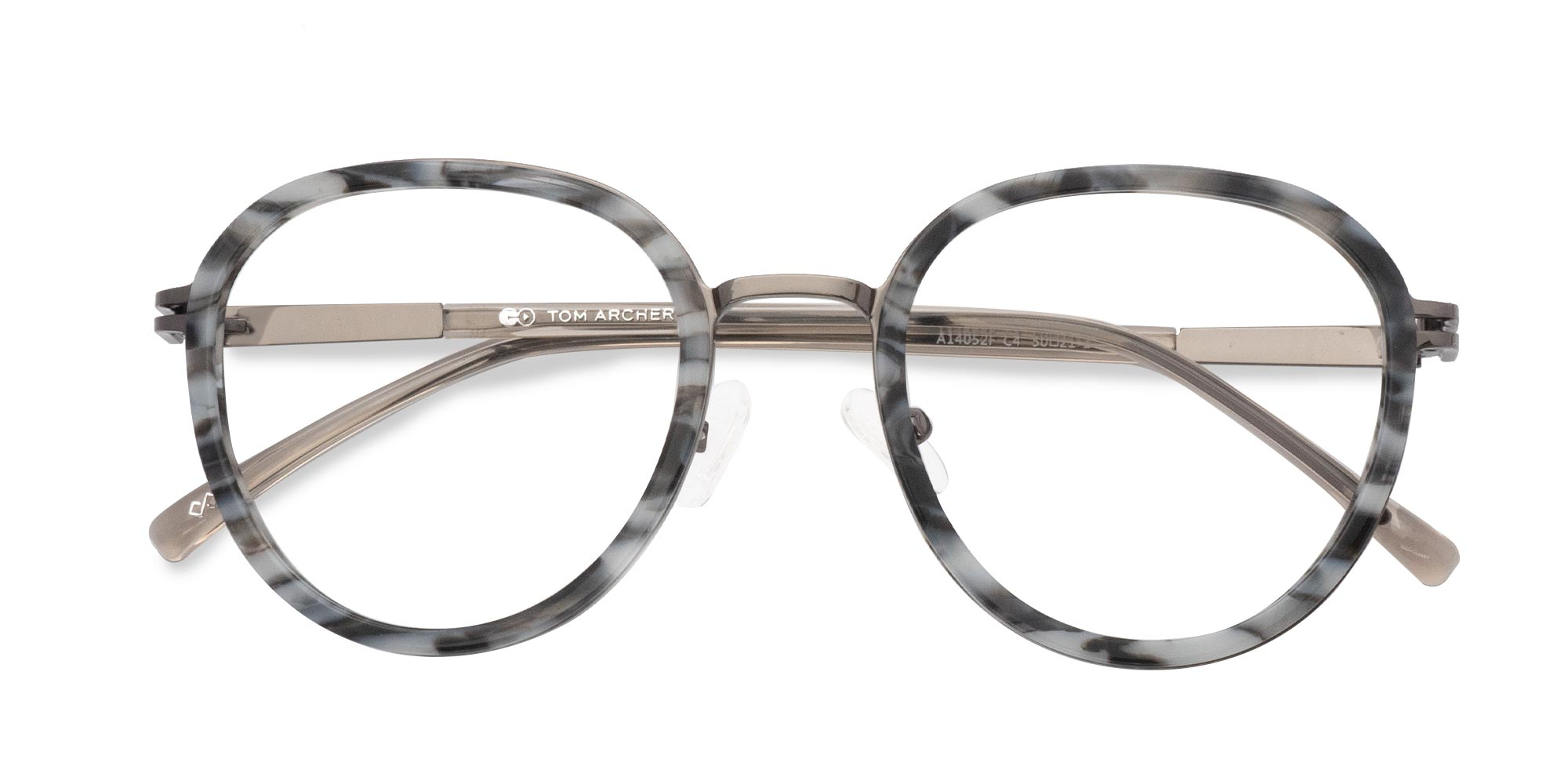 Tortoiseshell Round Glasses-6