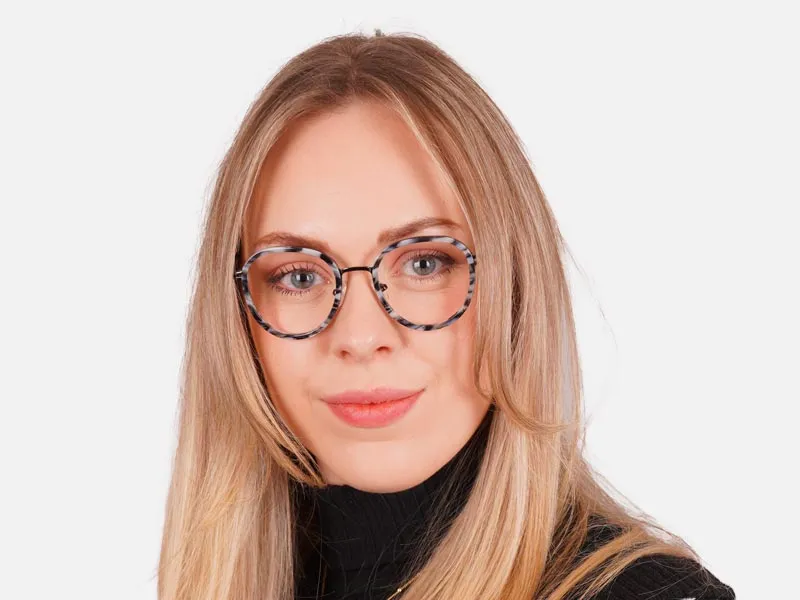 Tortoiseshell Round Glasses-2