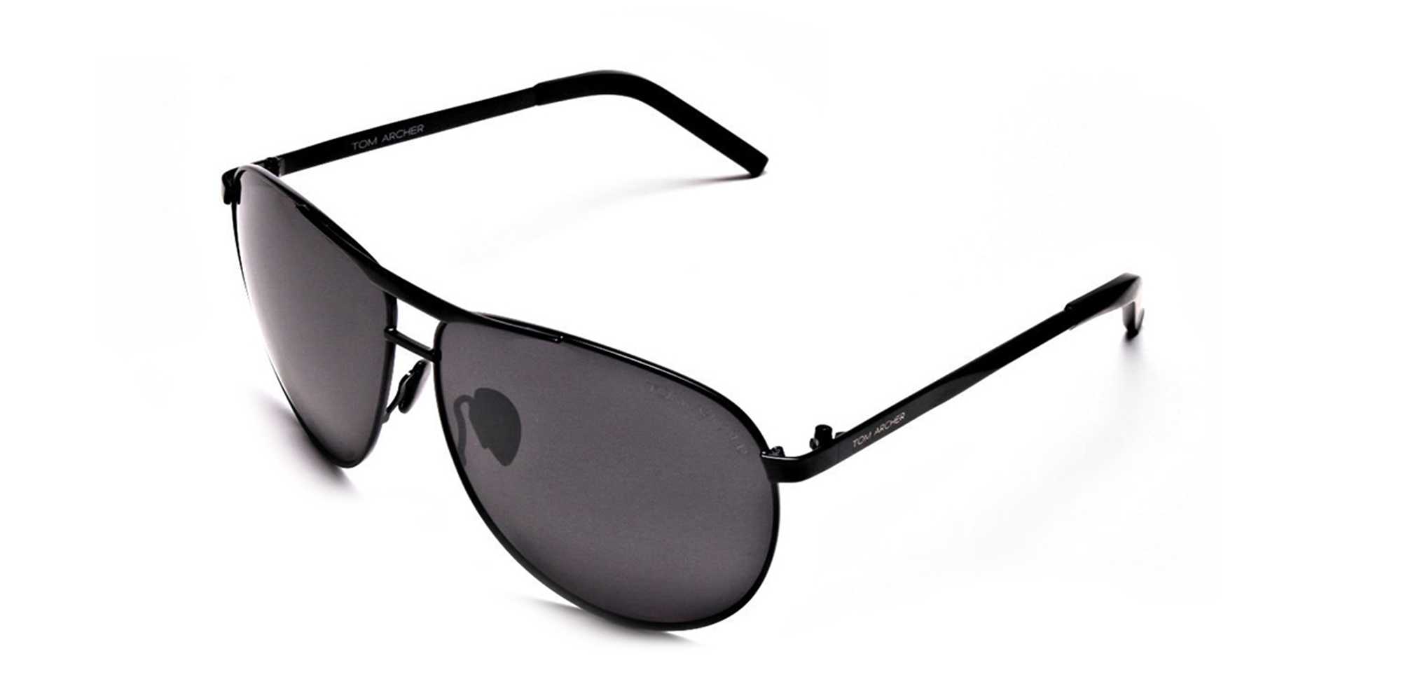 Luxurious Pilot Sunglasses in Black - 2