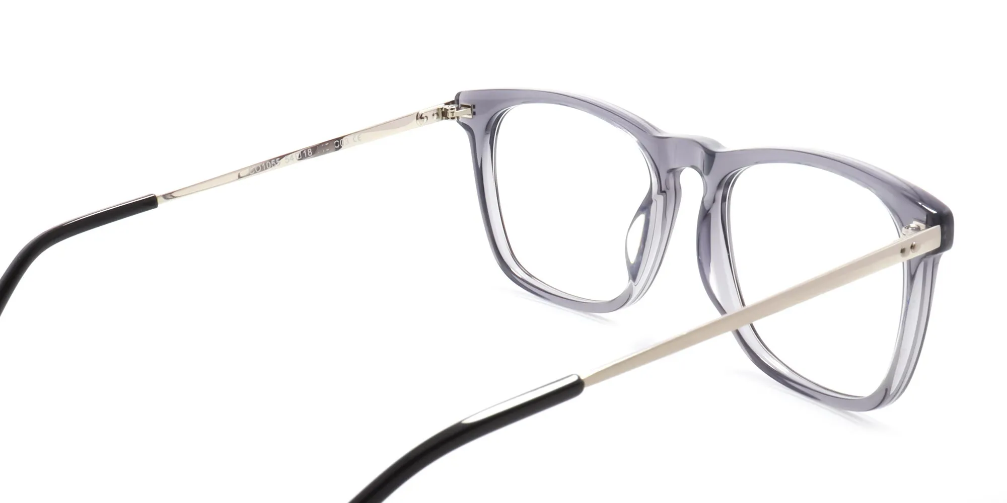 grey and black glasses frames -2