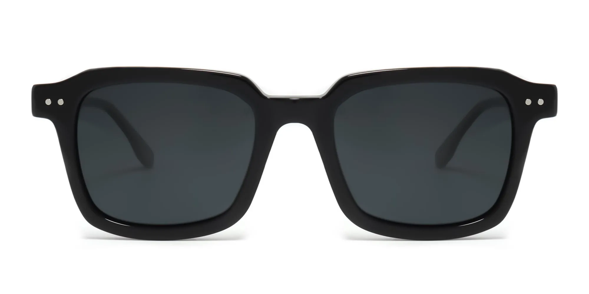 black square sunglasses for men & women-2