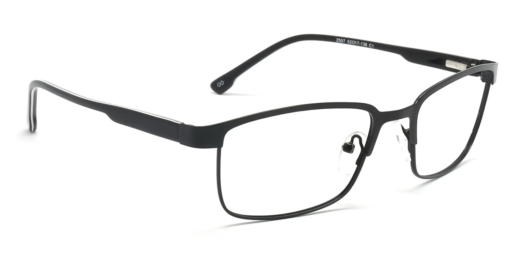 black small rectangle glasses-2