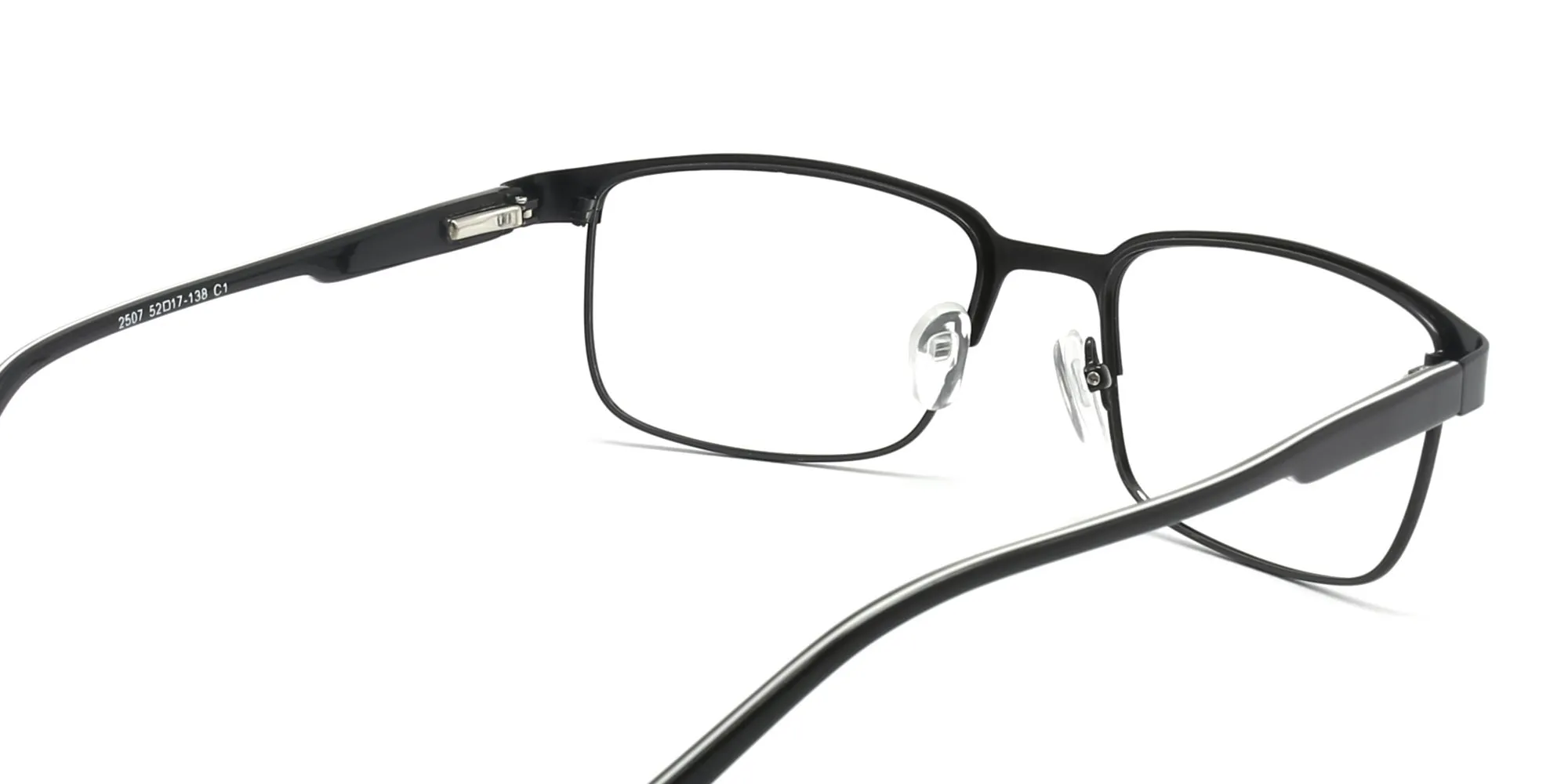 black small rectangle glasses-2