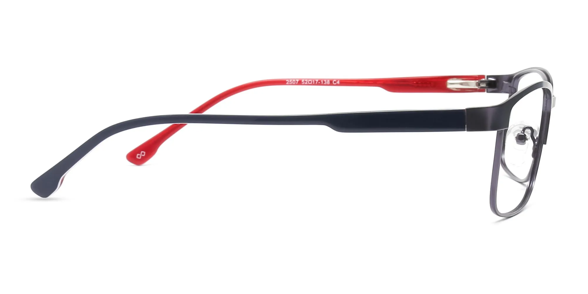 rectangle metal frame glasses-2