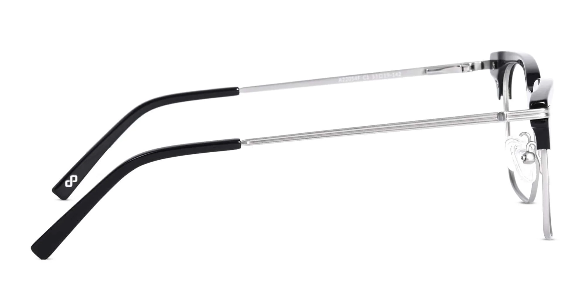 Black And Silver Glasses-4