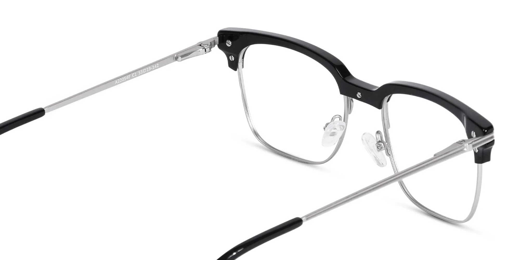 Black And Silver Glasses-5