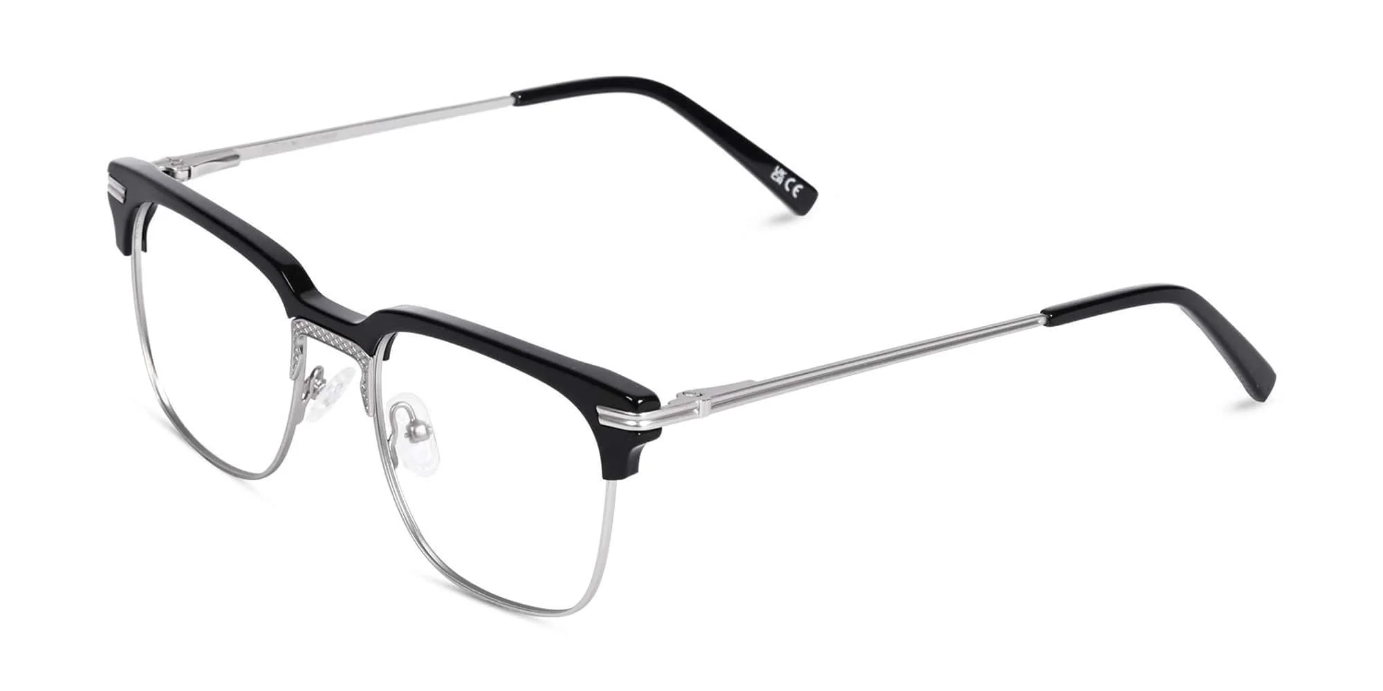 Black And Silver Glasses-3