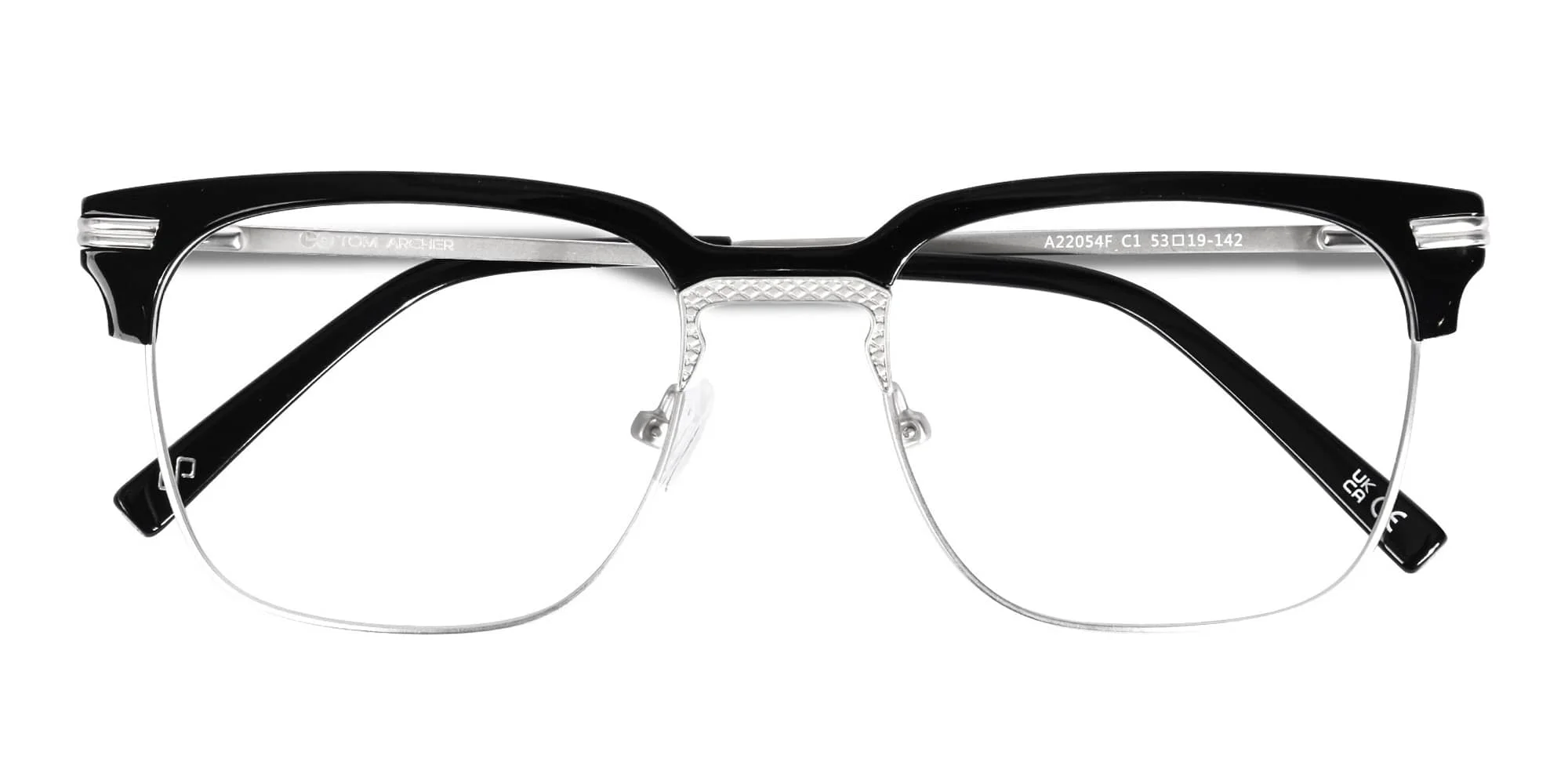 Black And Silver Glasses-6