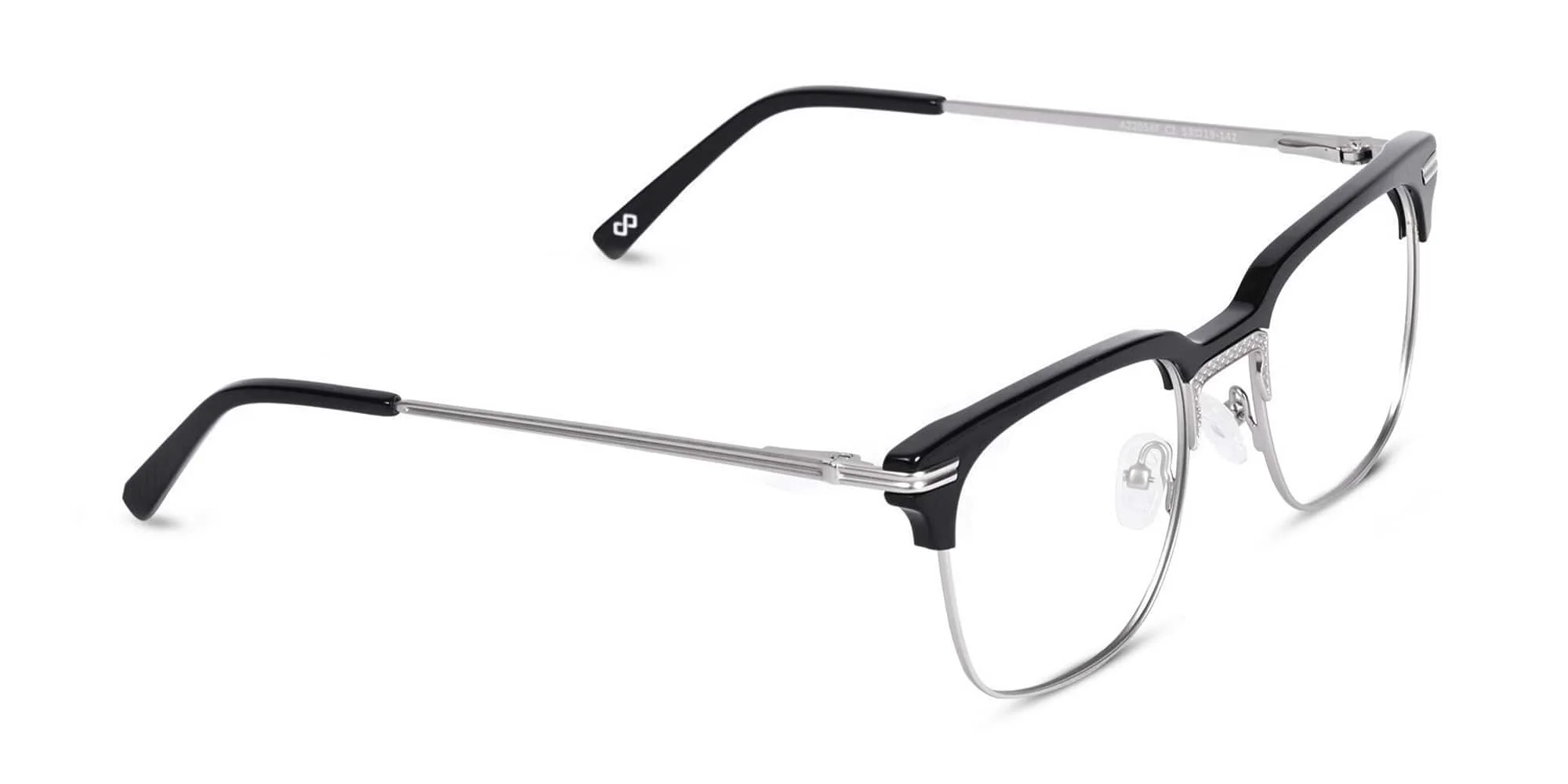 Black And Silver Glasses-2