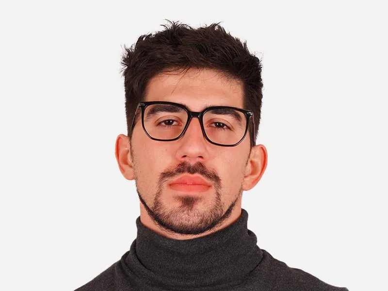 Plain Black Glasses-2